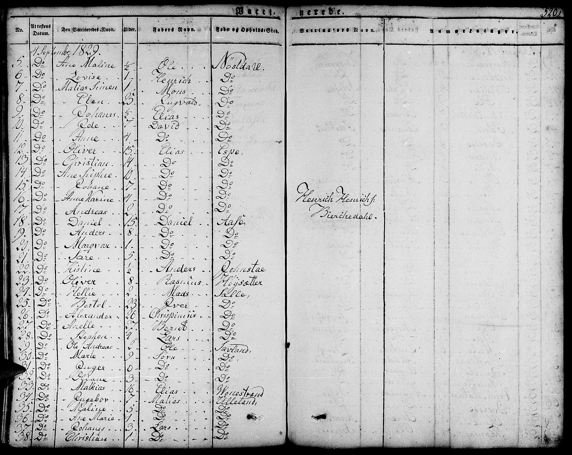 Førde sokneprestembete, AV/SAB-A-79901/H/Haa/Haaa/L0006: Parish register (official) no. A 6, 1821-1842, p. 520