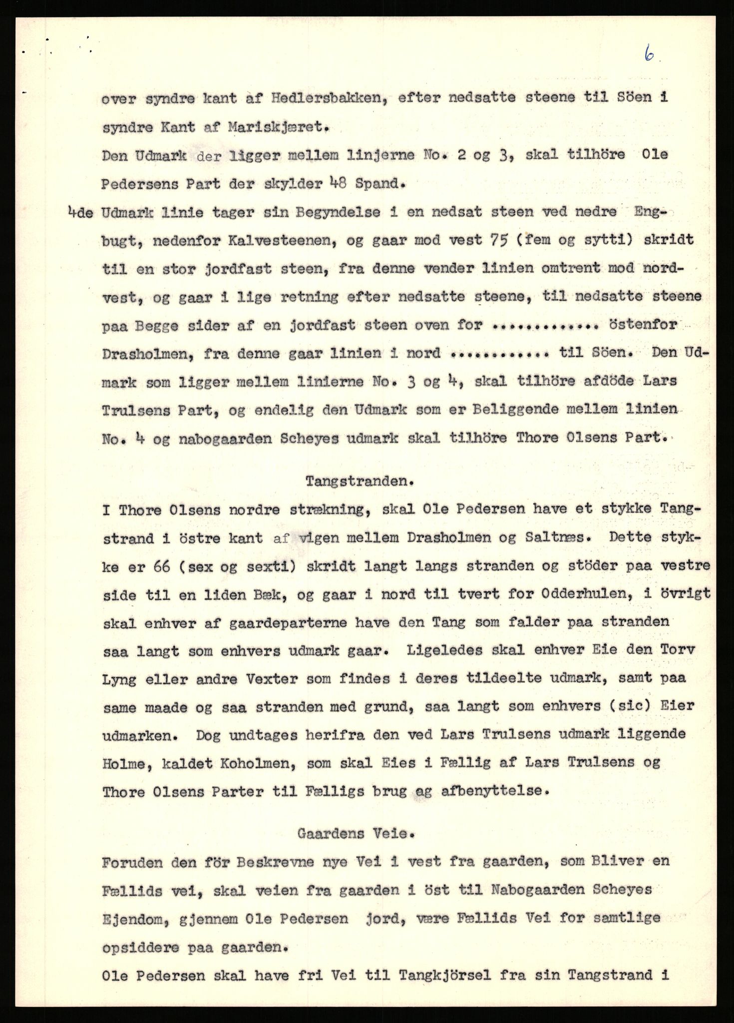 Statsarkivet i Stavanger, AV/SAST-A-101971/03/Y/Yj/L0040: Avskrifter sortert etter gårdnavn: Hovland i Egersun - Hustveit, 1750-1930, p. 531