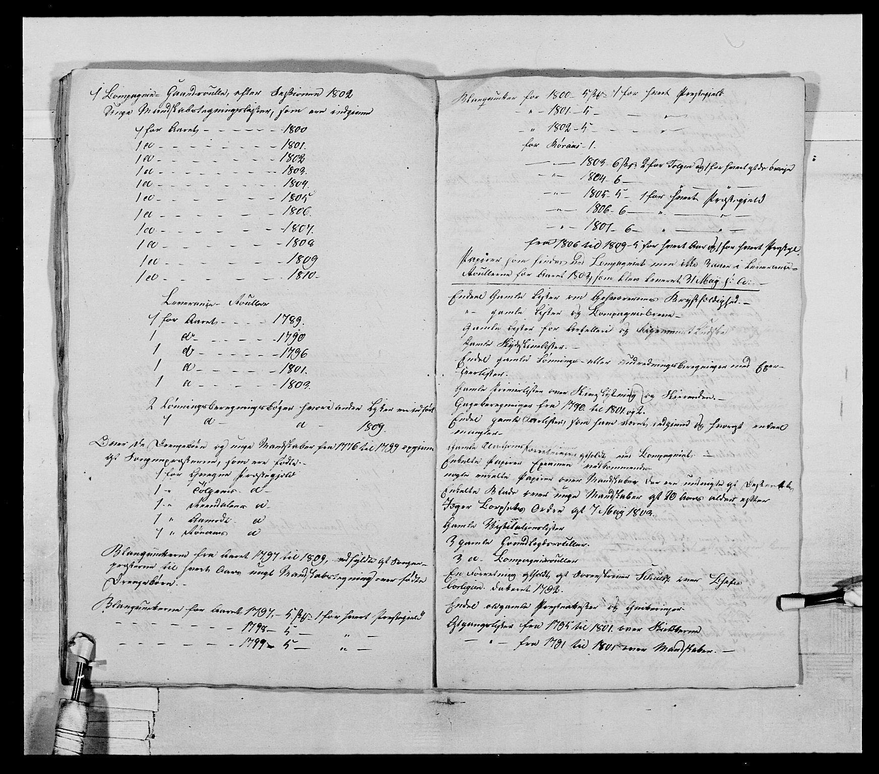 Generalitets- og kommissariatskollegiet, Det kongelige norske kommissariatskollegium, AV/RA-EA-5420/E/Eh/L0027: Skiløperkompaniene, 1812-1832, p. 434