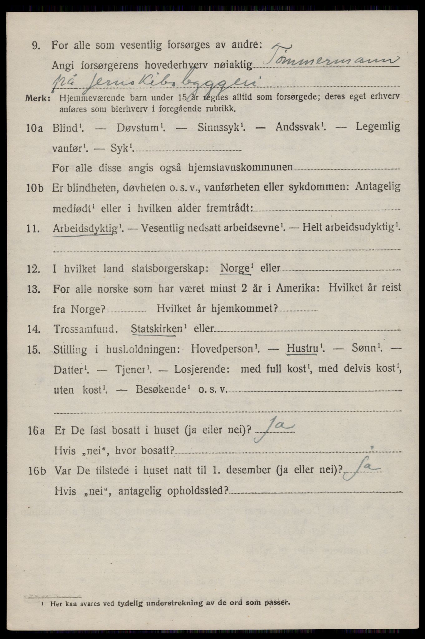 SAST, 1920 census for Skåre, 1920, p. 4811