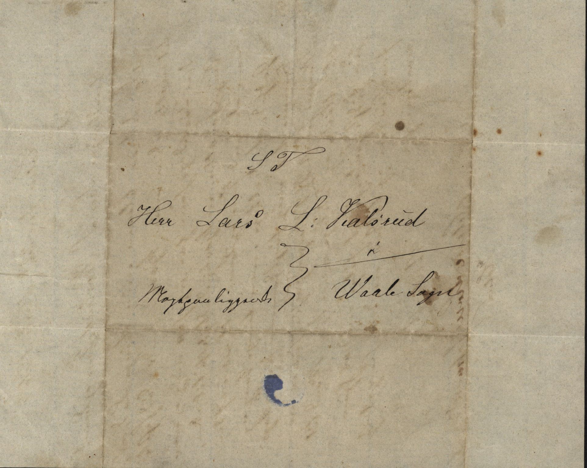 Pa 806 - Kalsrudslekten, VEMU/A-1929/F/L0002: Brev, kvitteringer, invitasjoner, kontrakter m.m., 1782-1870, p. 11