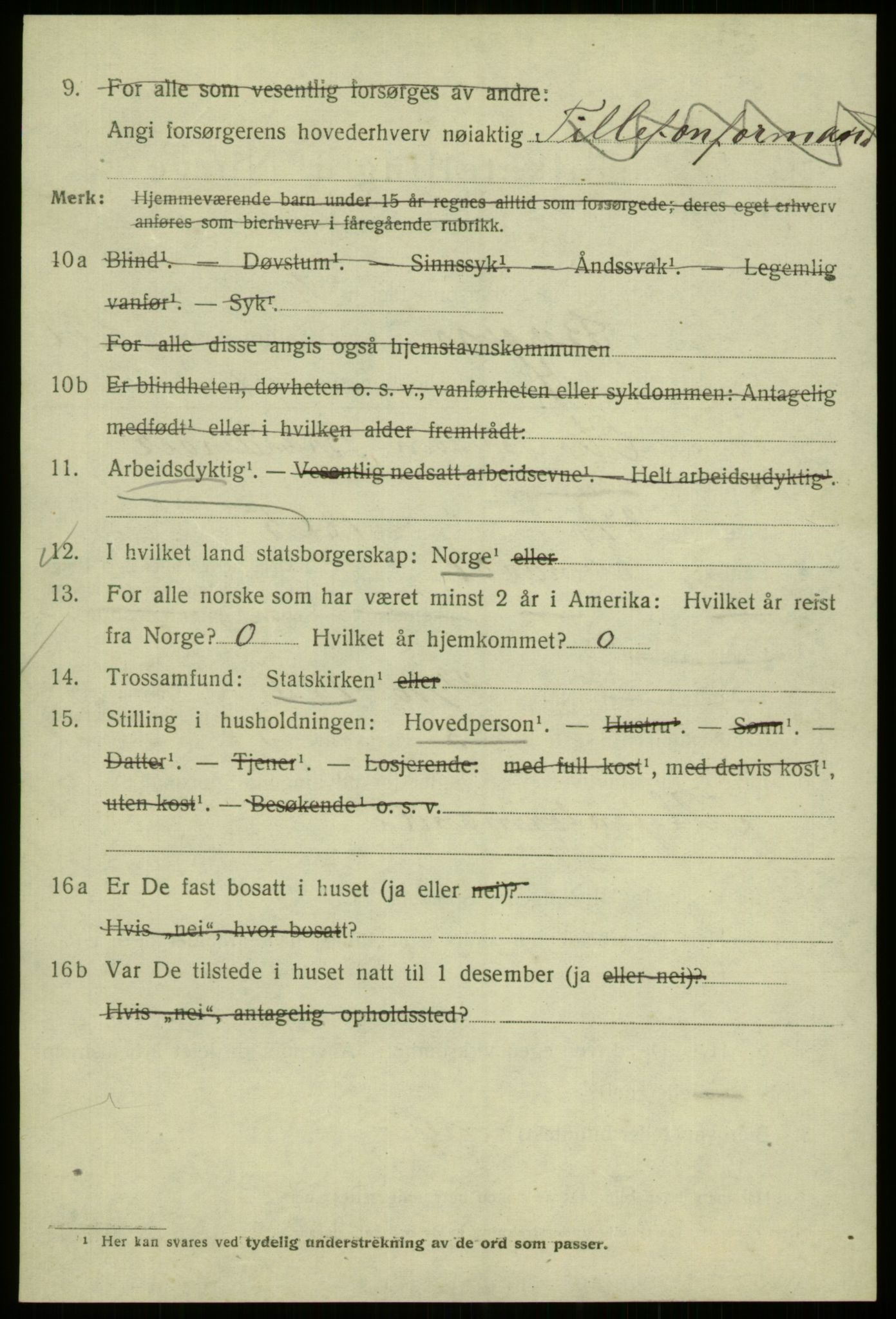 SAB, 1920 census for Bergen, 1920, p. 191502