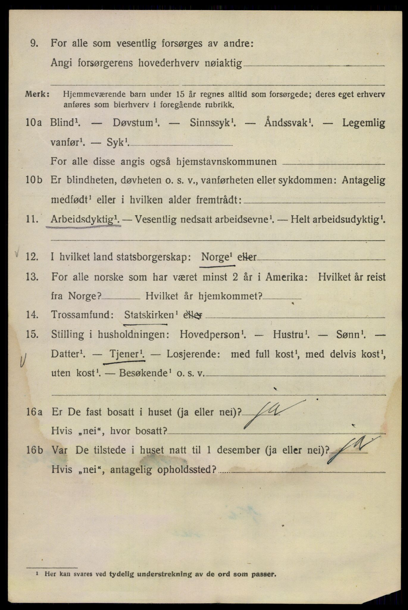 SAO, 1920 census for Kristiania, 1920, p. 595330