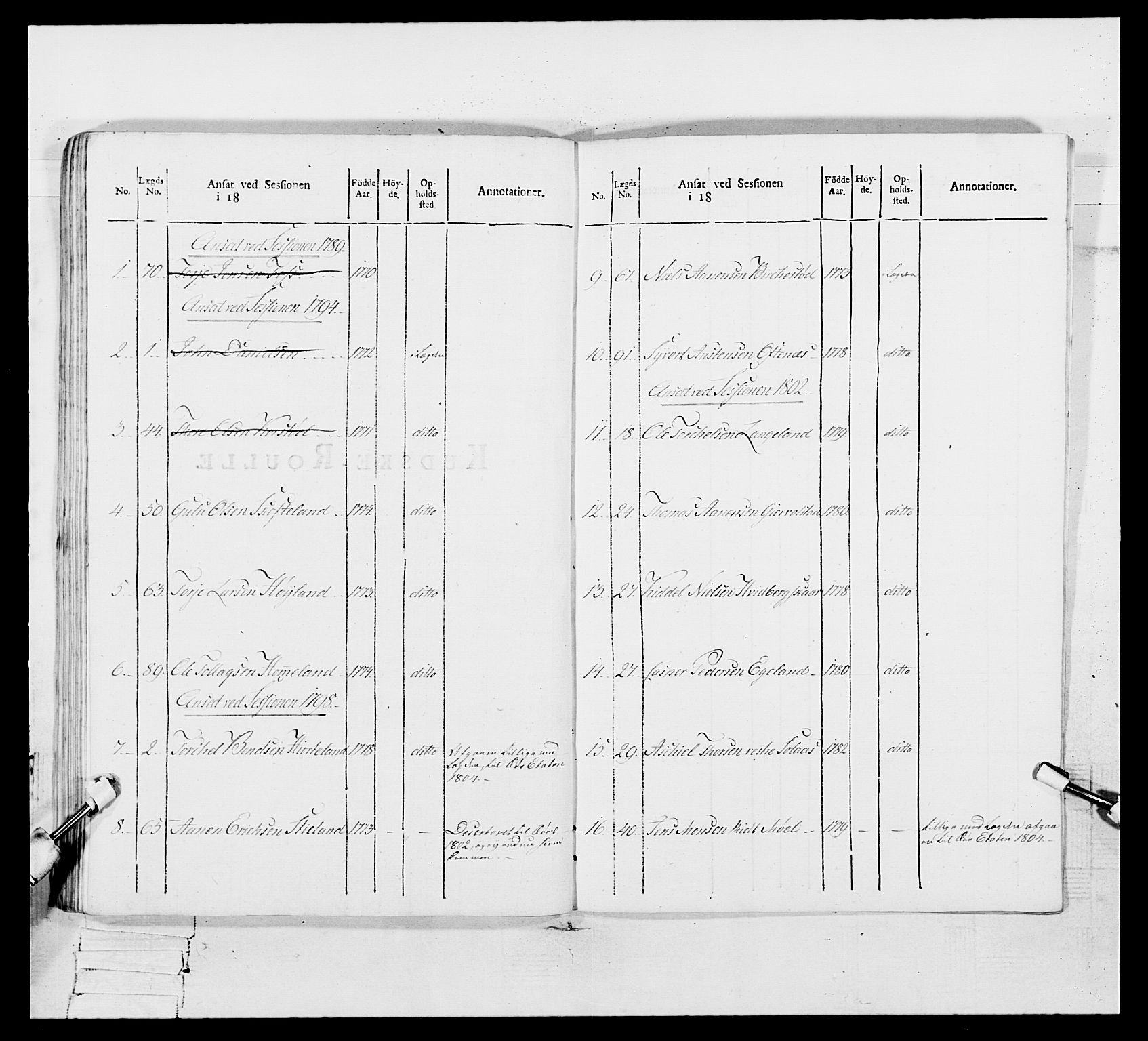 Generalitets- og kommissariatskollegiet, Det kongelige norske kommissariatskollegium, AV/RA-EA-5420/E/Eh/L0109: Vesterlenske nasjonale infanteriregiment, 1806, p. 449