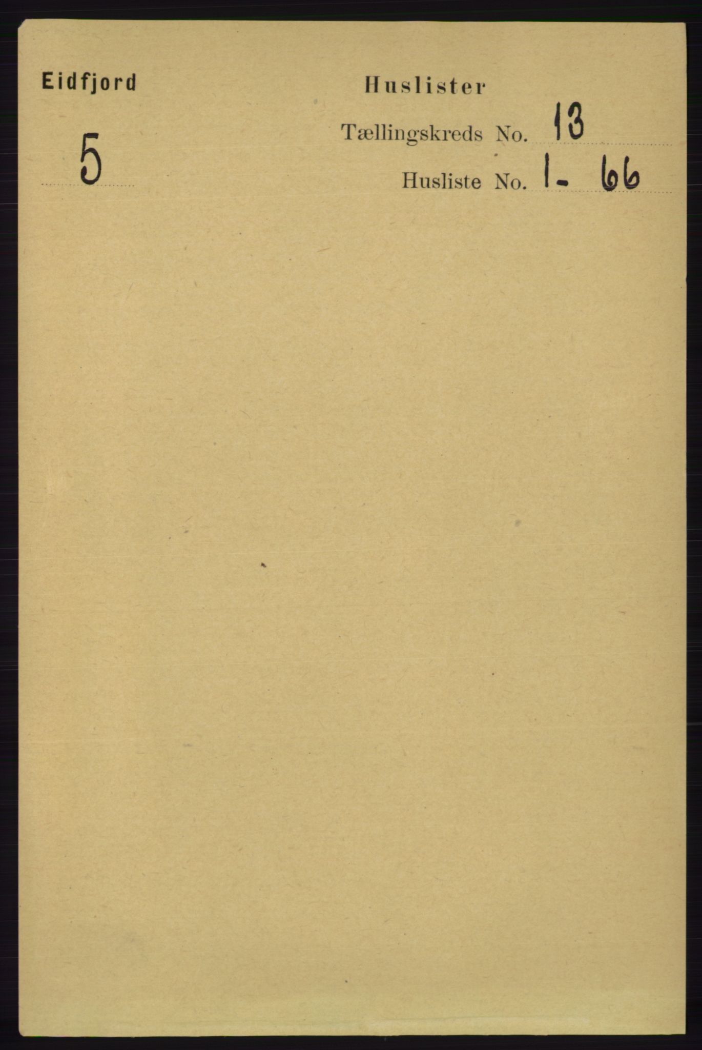 RA, 1891 census for 1233 Ulvik, 1891, p. 3827