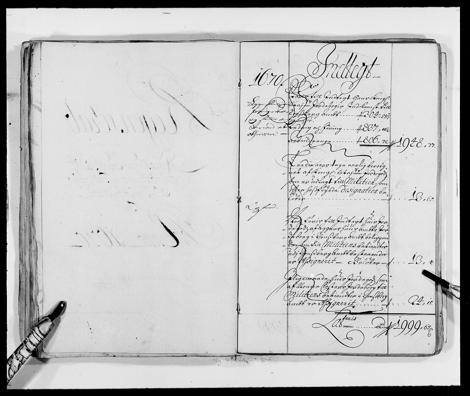 Rentekammeret inntil 1814, Reviderte regnskaper, Fogderegnskap, RA/EA-4092/R32/L1839: Fogderegnskap Jarlsberg grevskap, 1664-1673, p. 90