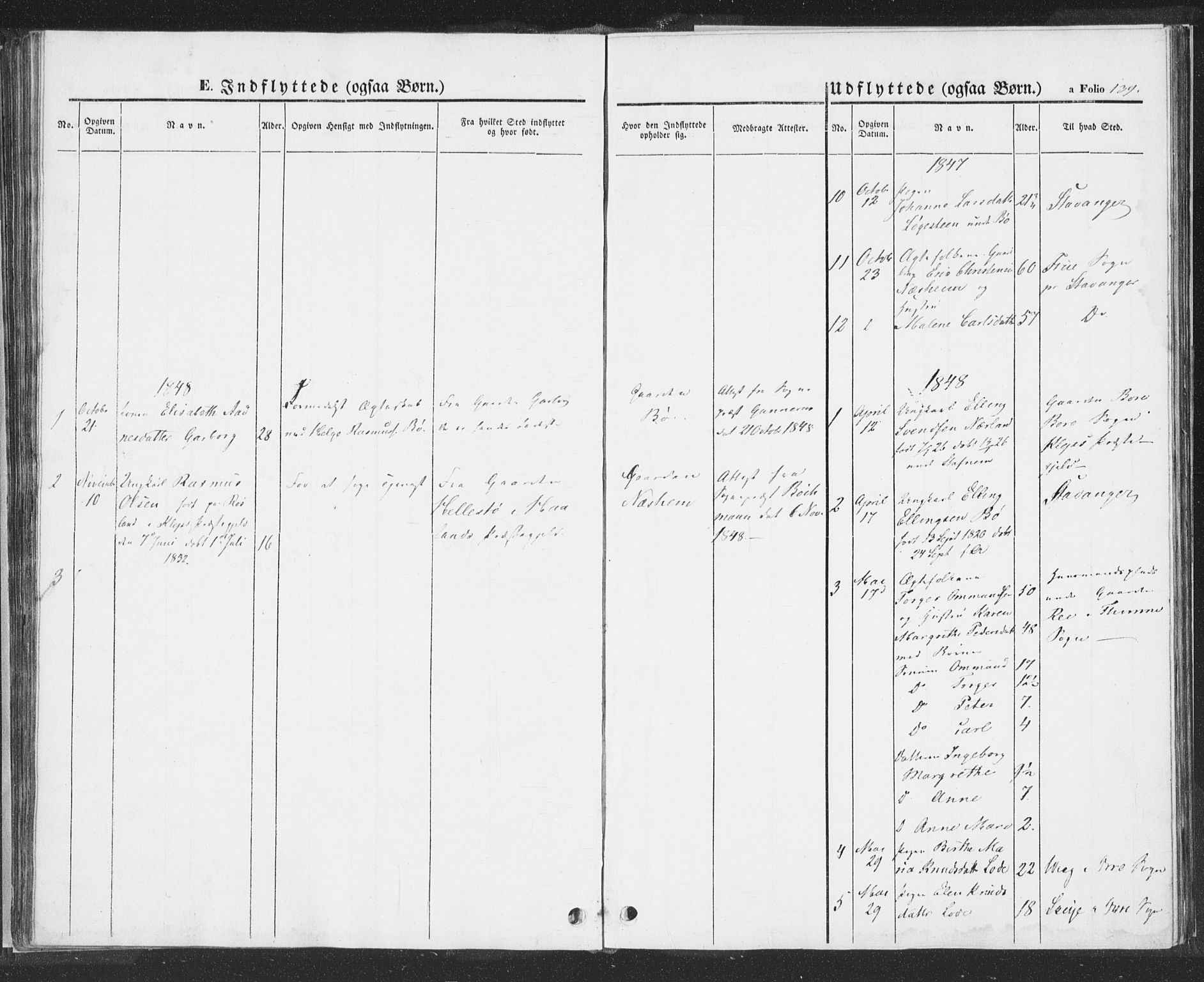 Hå sokneprestkontor, AV/SAST-A-101801/001/30BA/L0006: Parish register (official) no. A 5, 1842-1853, p. 139