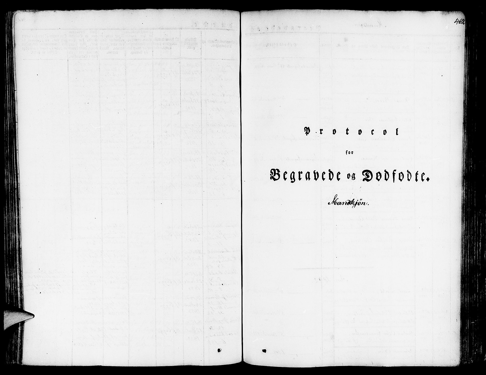 Nykirken Sokneprestembete, SAB/A-77101/H/Haa/L0012: Parish register (official) no. A 12, 1821-1844, p. 462