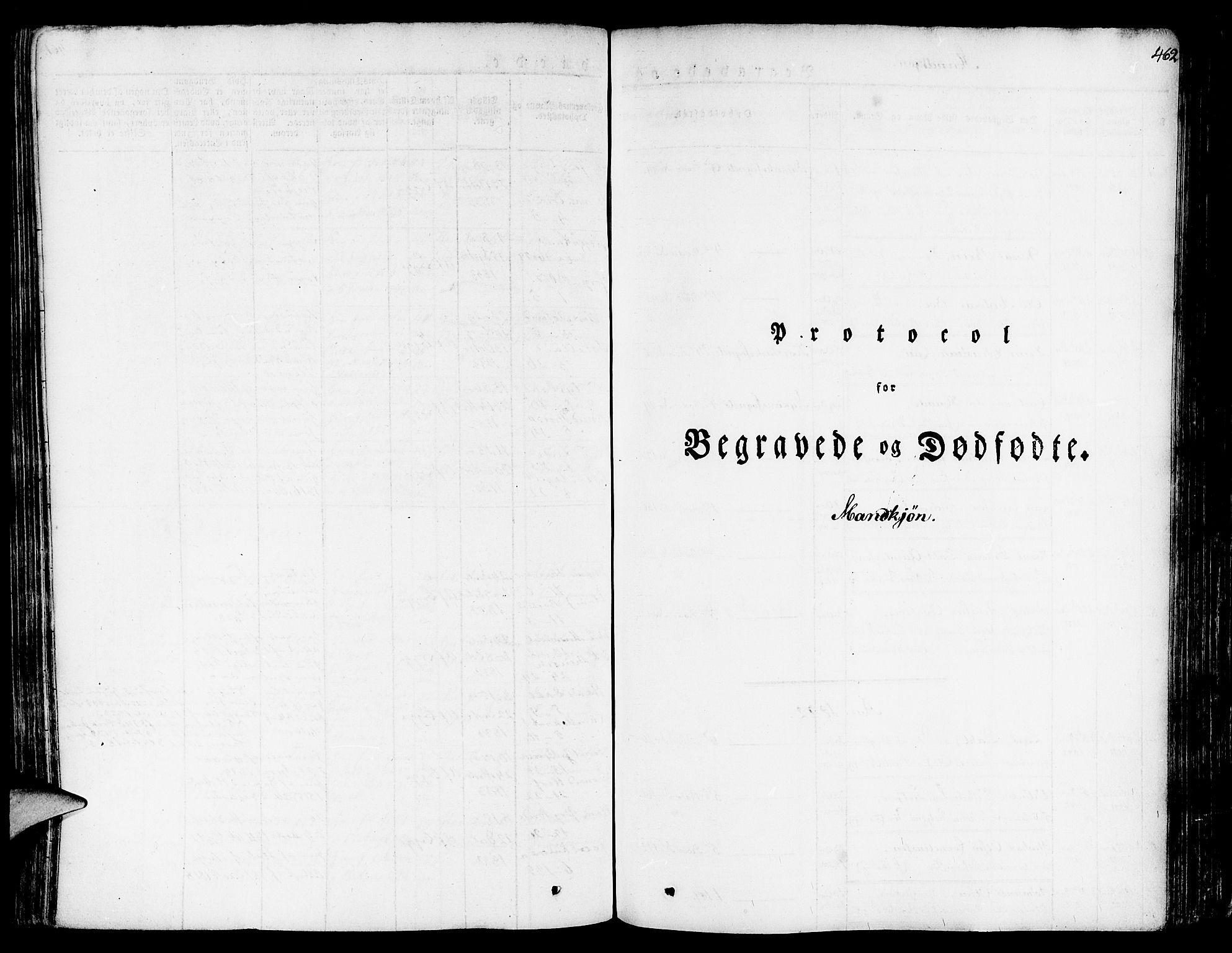 Nykirken Sokneprestembete, AV/SAB-A-77101/H/Haa/L0012: Parish register (official) no. A 12, 1821-1844, p. 462