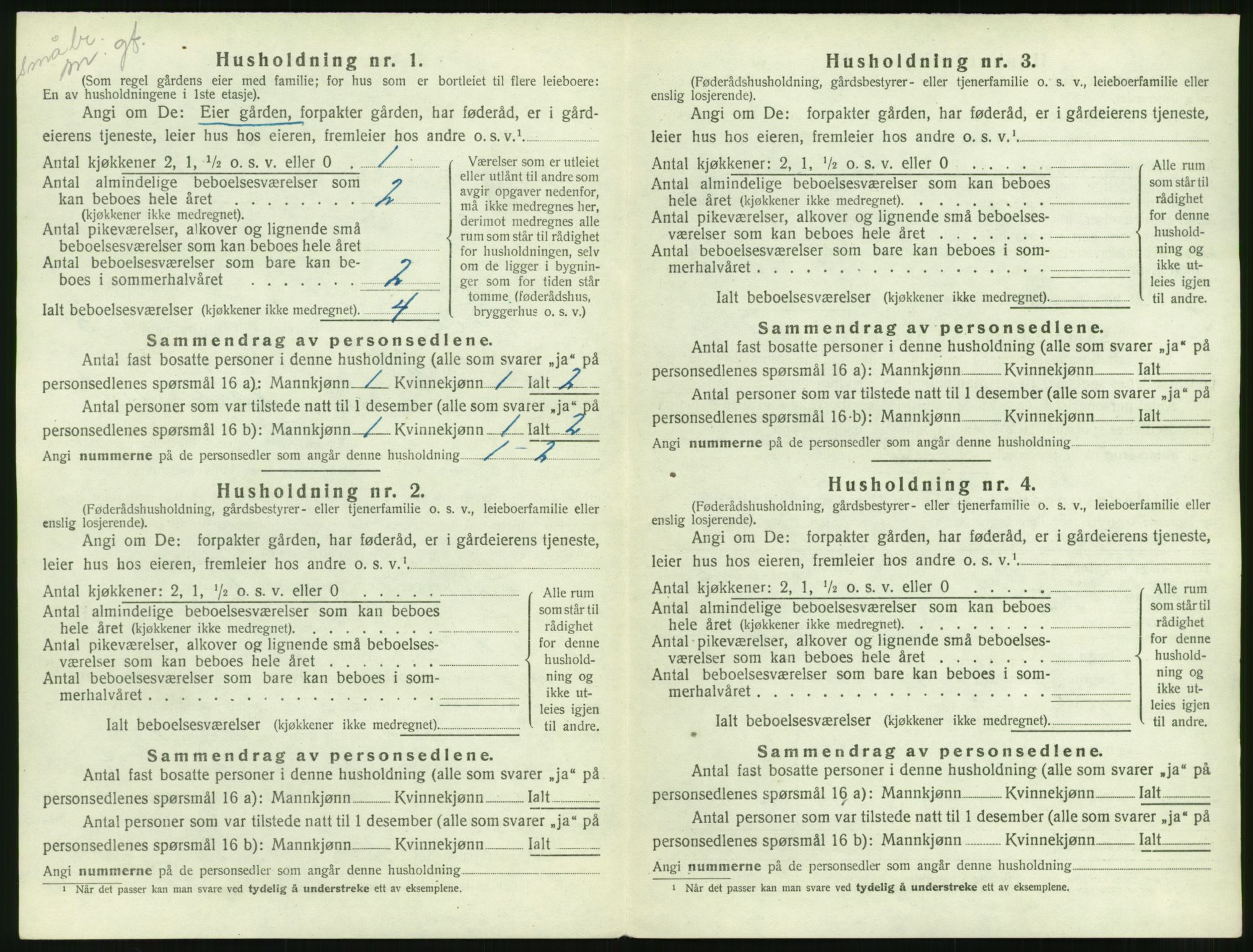 SAT, 1920 census for Frei, 1920, p. 416