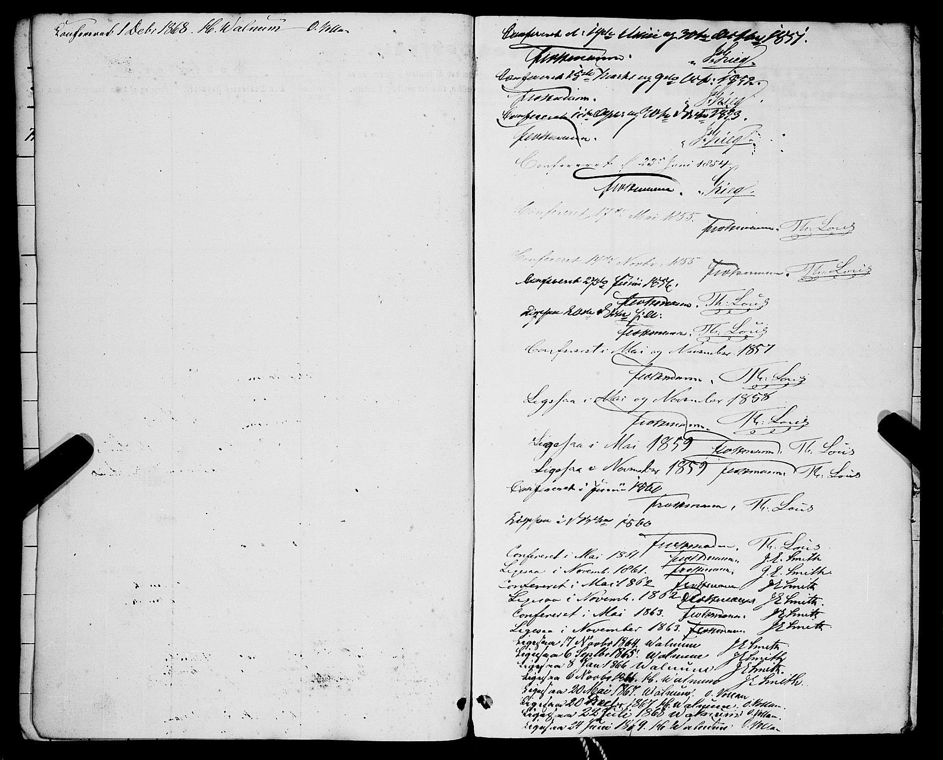Nykirken Sokneprestembete, SAB/A-77101/H/Haa/L0042: Parish register (official) no. E 2, 1850-1868