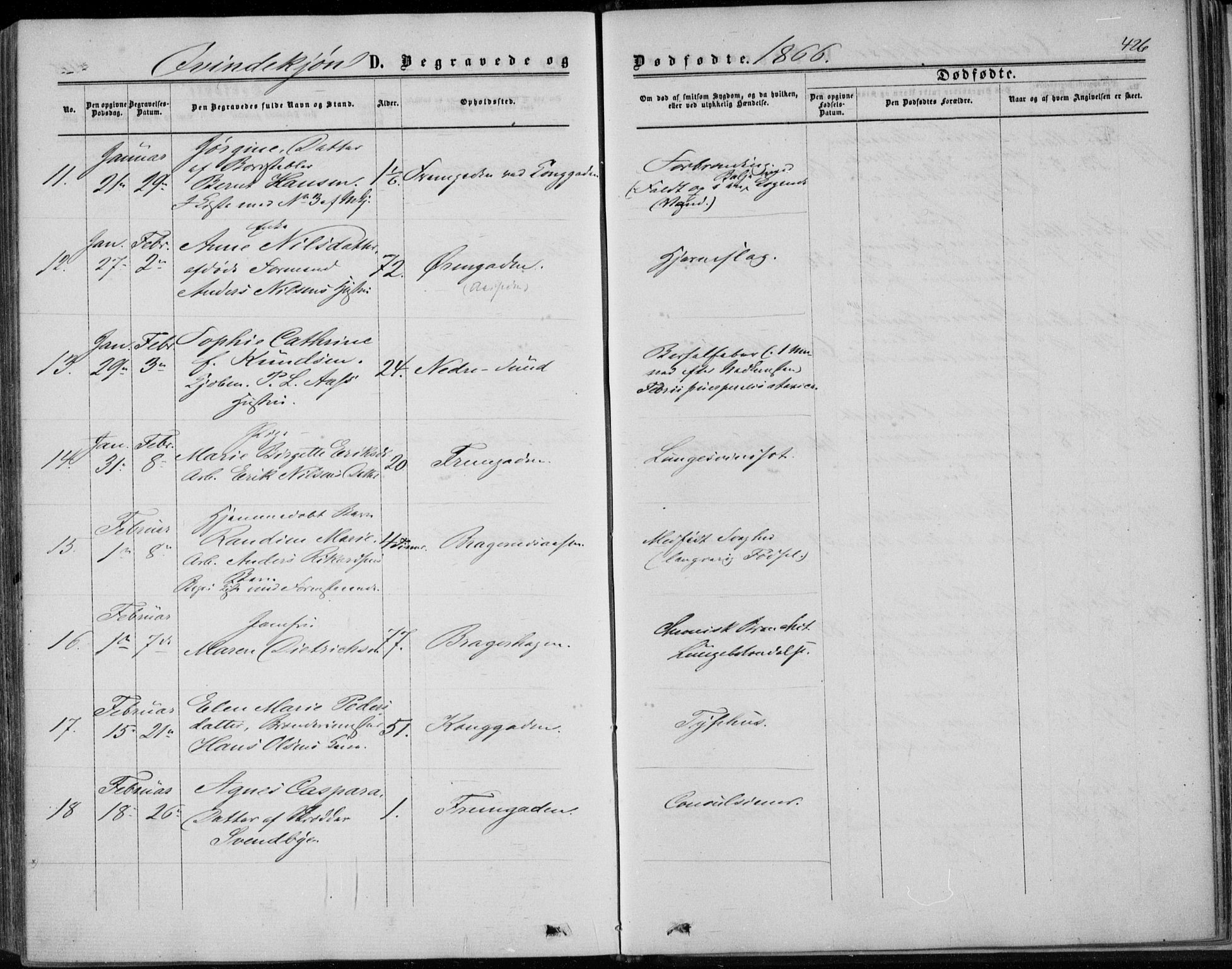 Bragernes kirkebøker, AV/SAKO-A-6/F/Fb/L0003: Parish register (official) no. II 3, 1860-1868, p. 426