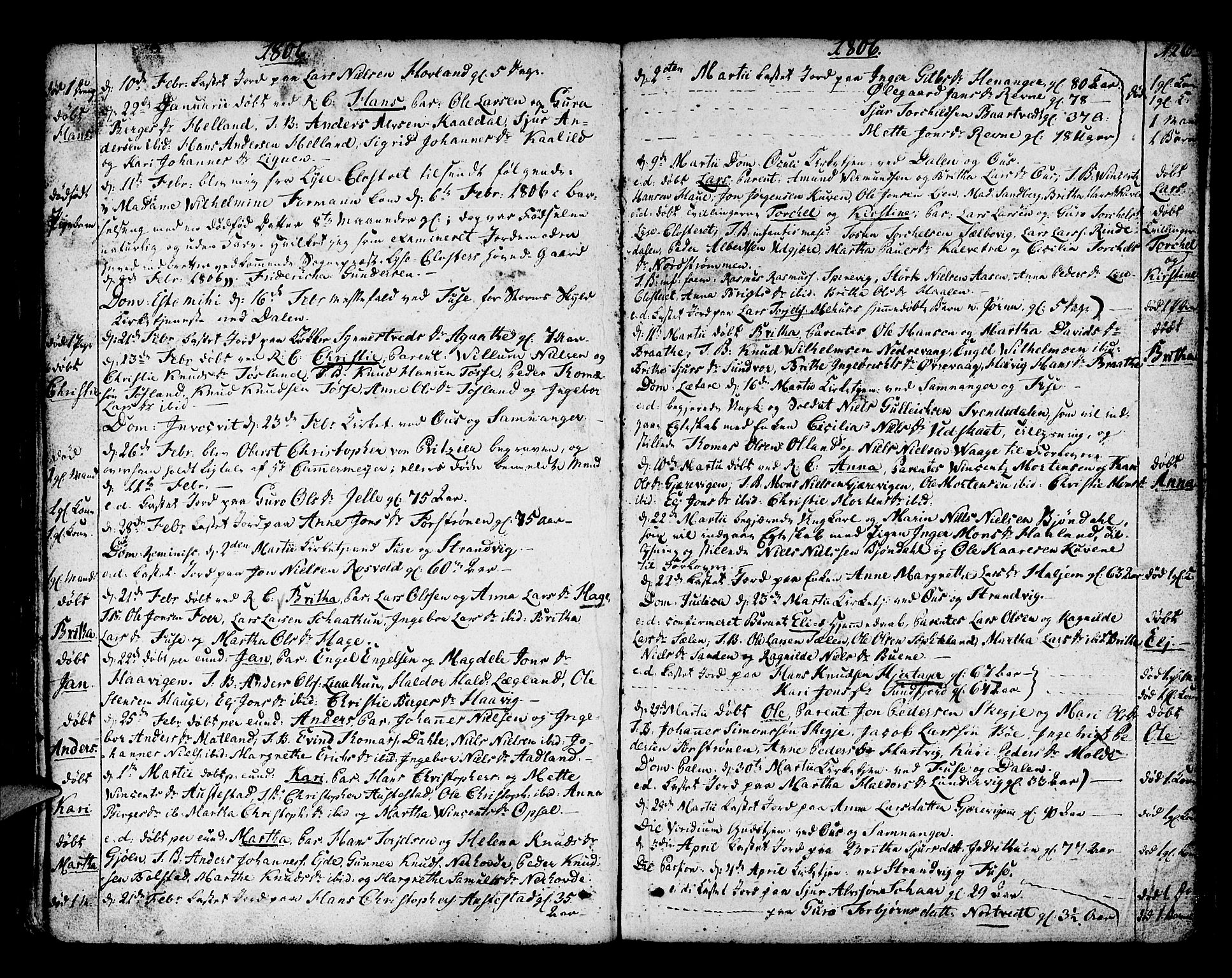 Os sokneprestembete, AV/SAB-A-99929: Parish register (official) no. A 11, 1789-1815, p. 126