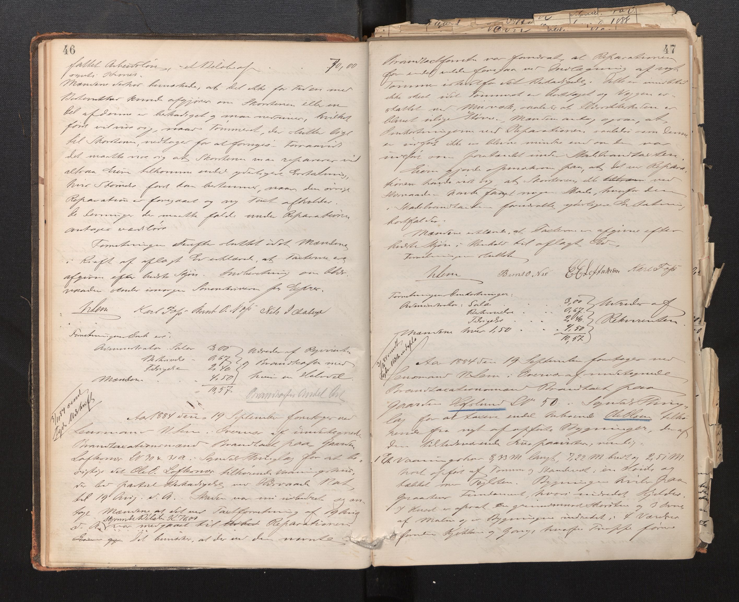 Lensmannen i Sogndal, AV/SAB-A-29901/0012/L0003: Branntakstprotokoll, 1883-1917, p. 46-47