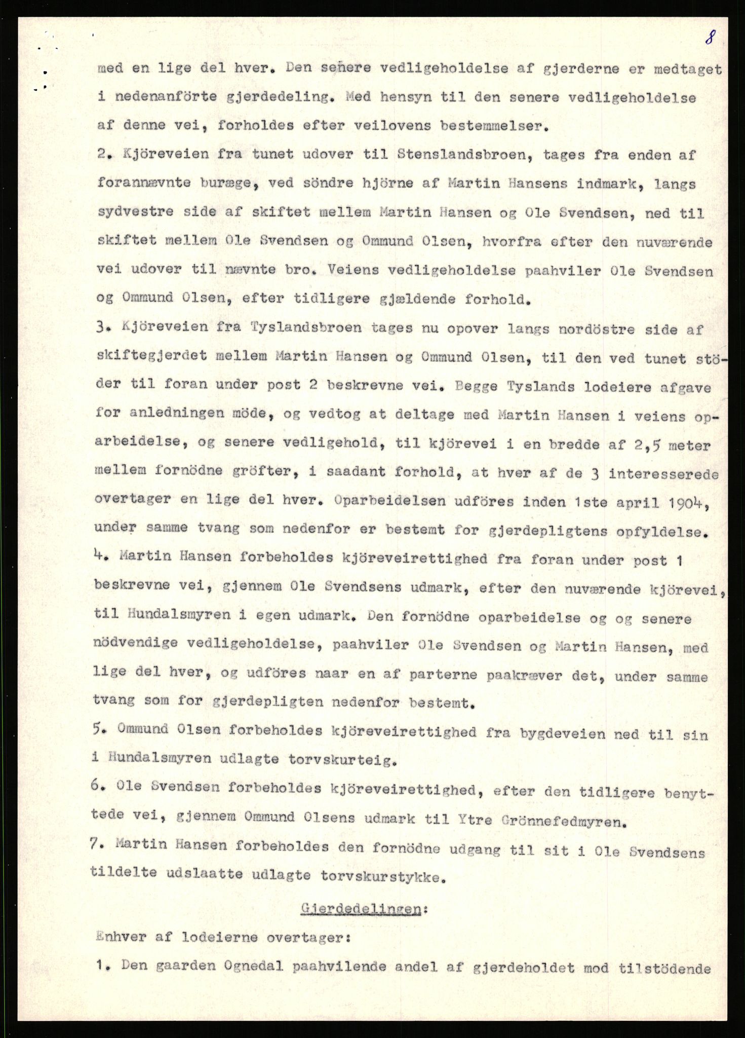 Statsarkivet i Stavanger, SAST/A-101971/03/Y/Yj/L0065: Avskrifter sortert etter gårdsnavn: Odland i Varhaug - Osnes, 1750-1930, p. 201