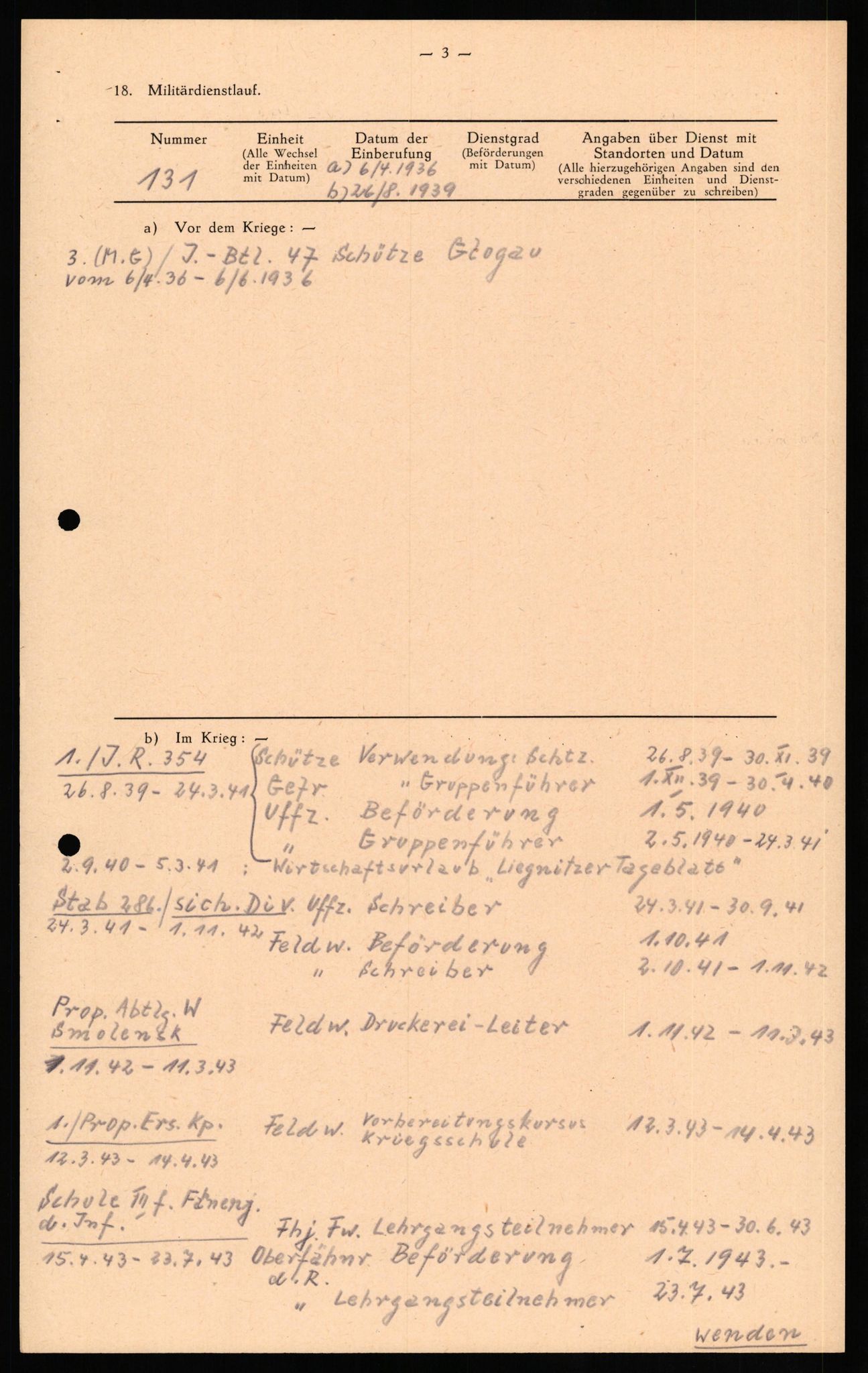 Forsvaret, Forsvarets overkommando II, AV/RA-RAFA-3915/D/Db/L0026: CI Questionaires. Tyske okkupasjonsstyrker i Norge. Tyskere., 1945-1946, p. 404