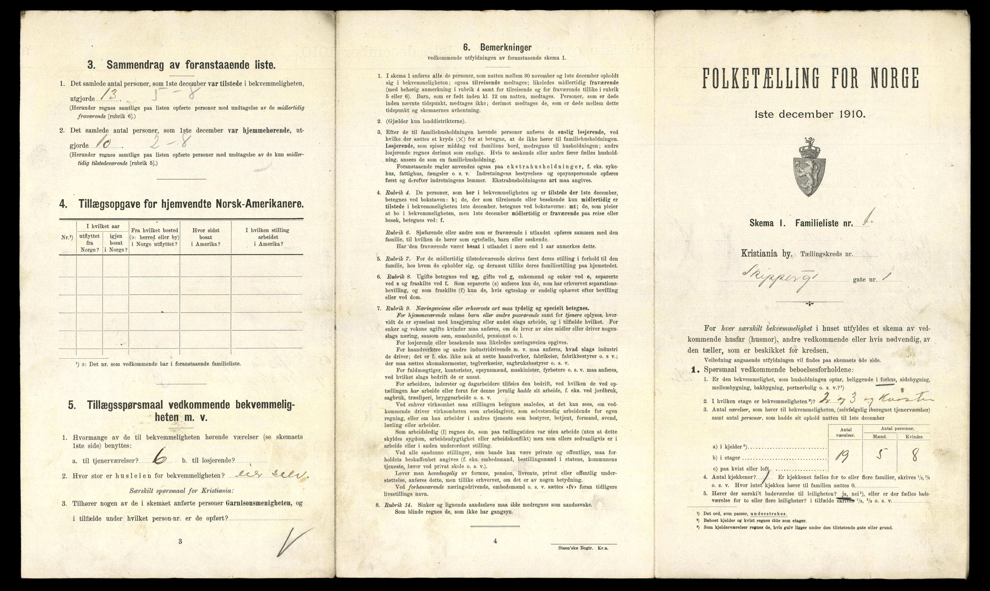 RA, 1910 census for Kristiania, 1910, p. 91417