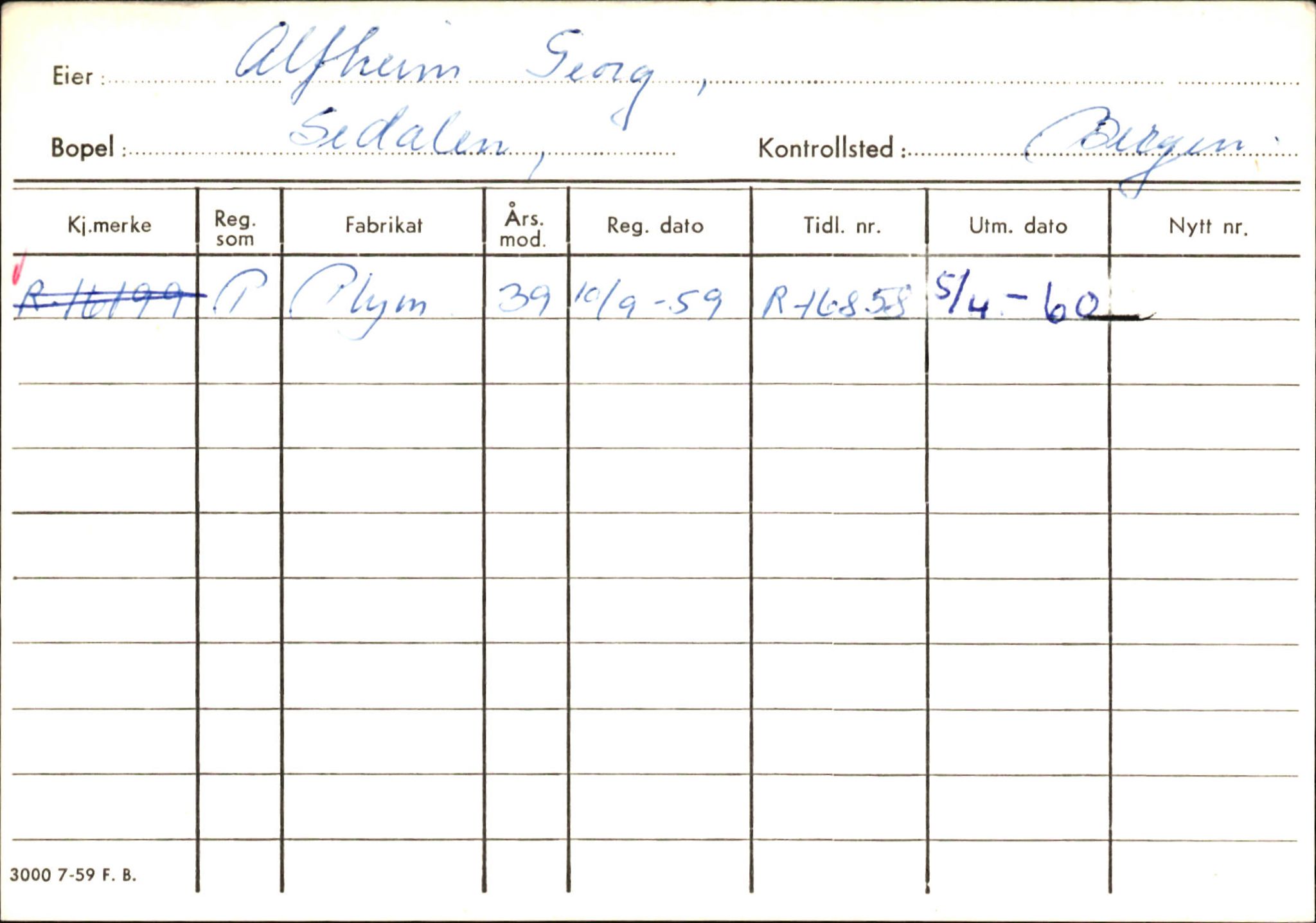 Statens vegvesen, Hordaland vegkontor, AV/SAB-A-5201/2/Ha/L0001: R-eierkort A, 1920-1971, p. 342