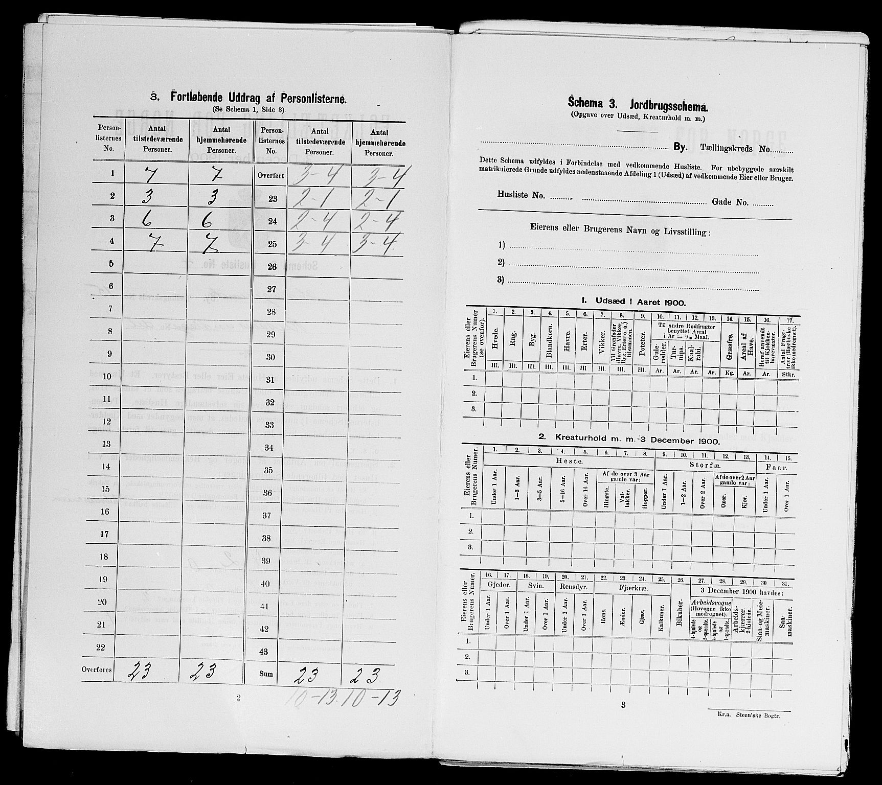 SAST, 1900 census for Haugesund, 1900, p. 2433