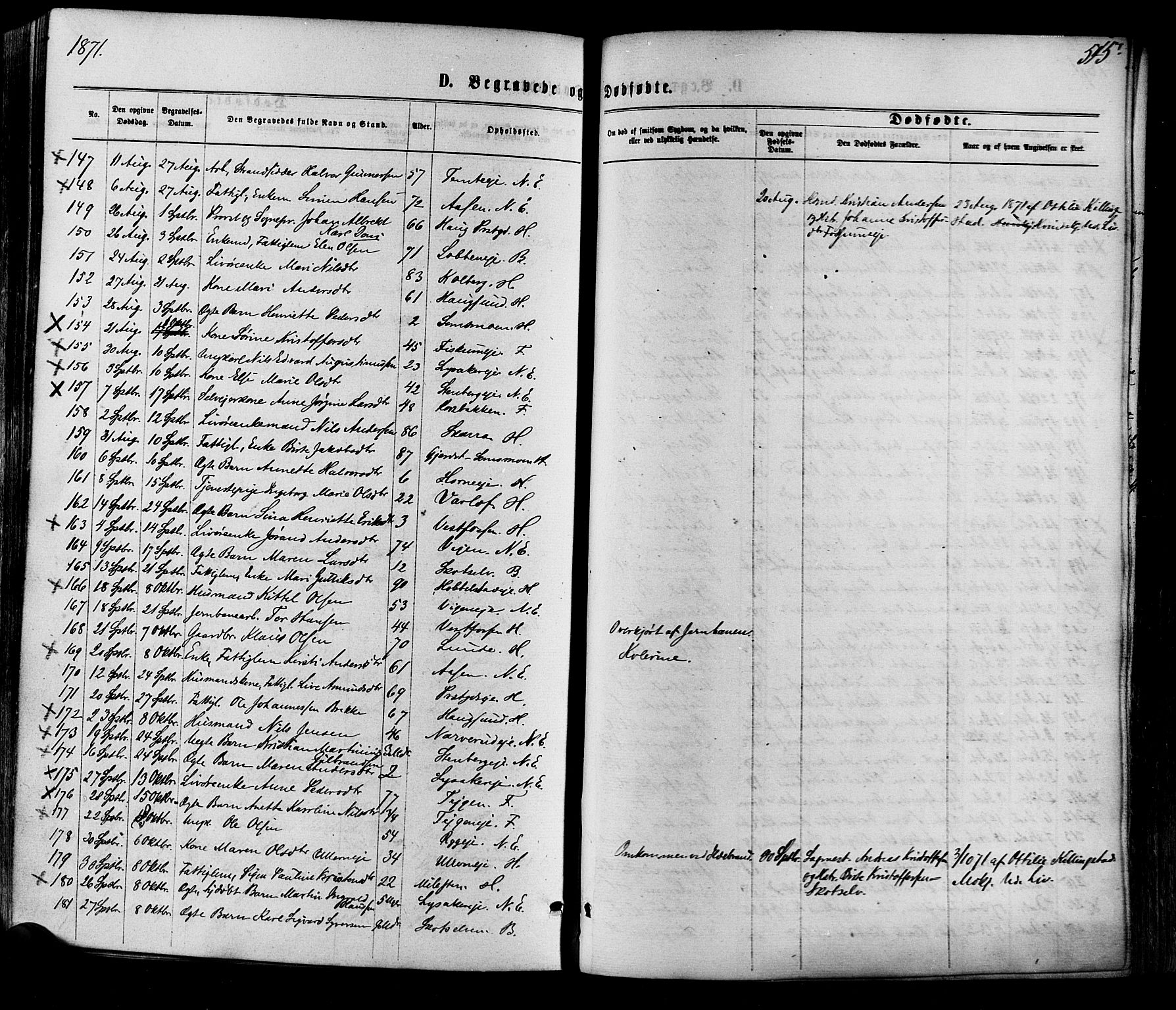 Eiker kirkebøker, AV/SAKO-A-4/F/Fa/L0017: Parish register (official) no. I 17, 1869-1877, p. 545