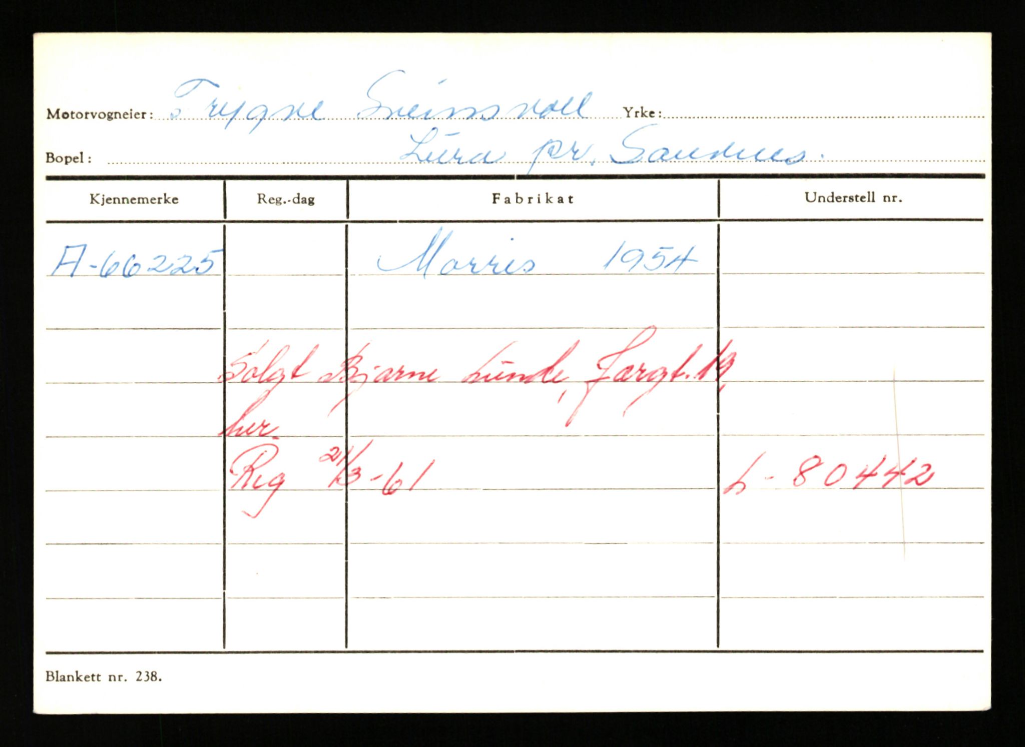 Stavanger trafikkstasjon, AV/SAST-A-101942/0/G/L0007: Registreringsnummer: 49019 - 67460, 1930-1971, p. 3111