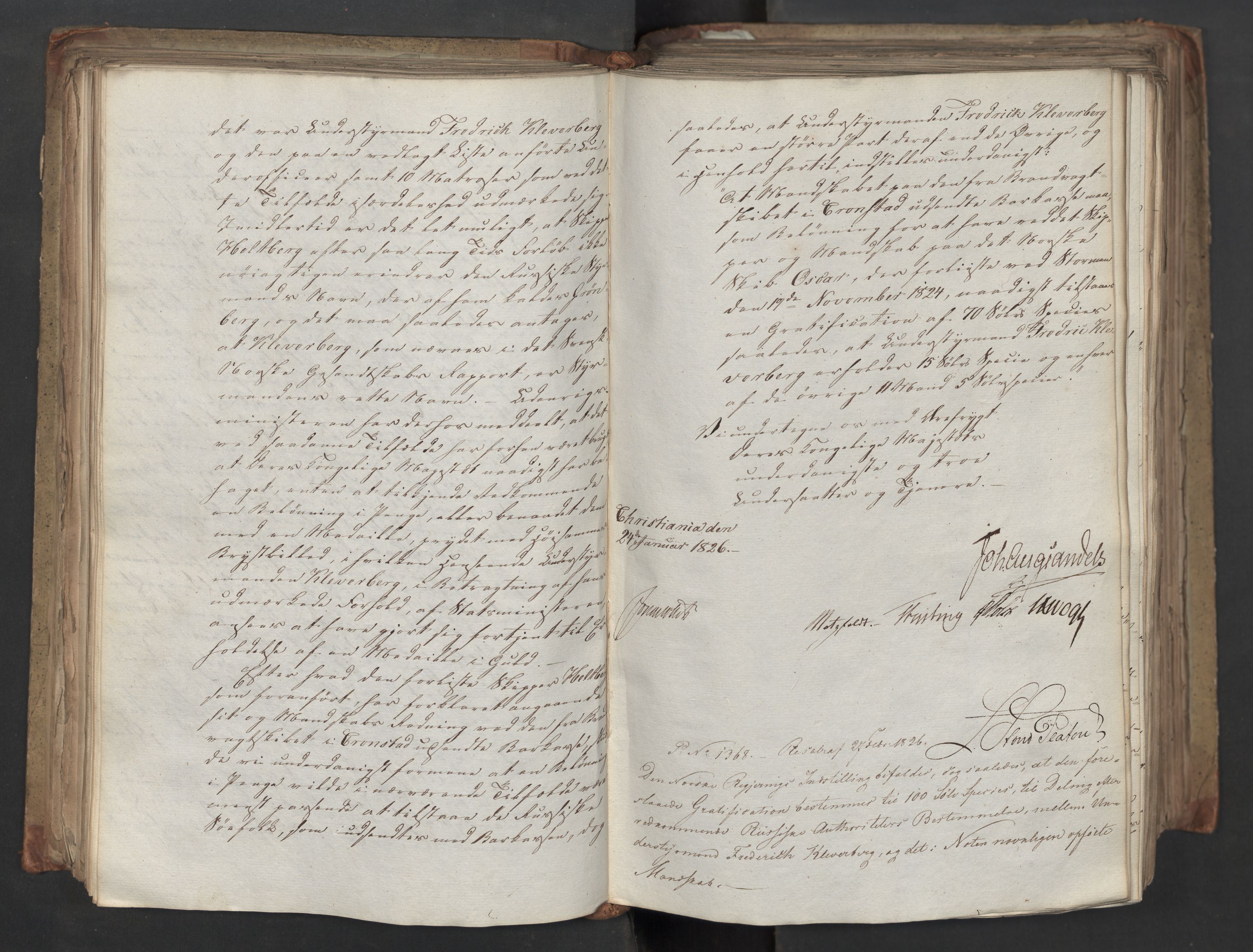 Statsrådsavdelingen i Stockholm, AV/RA-S-1003/D/Da/L0045: Regjeringsinnstillinger nr. 3067-3307, 1826, p. 168