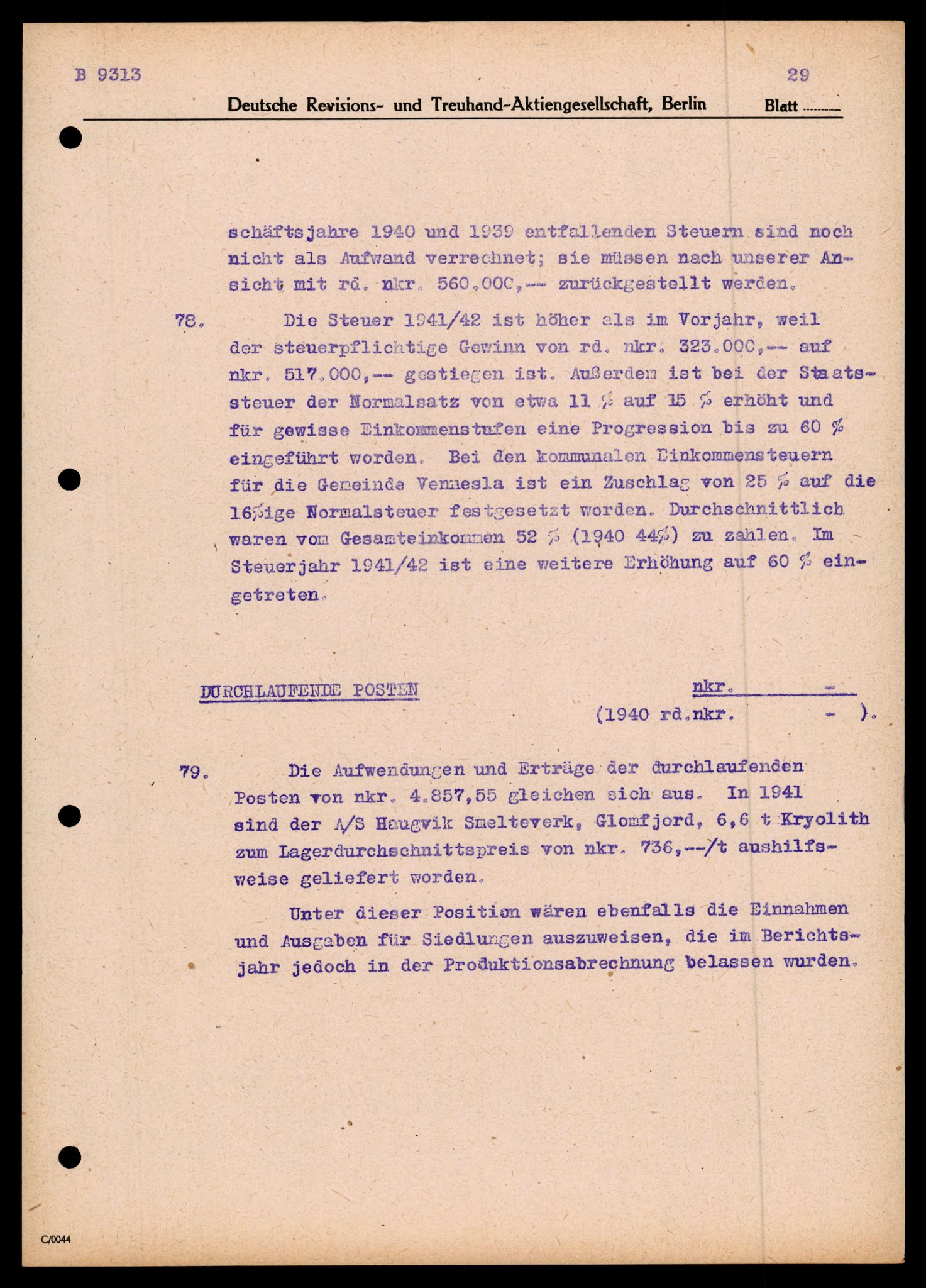 Forsvarets Overkommando. 2 kontor. Arkiv 11.4. Spredte tyske arkivsaker, AV/RA-RAFA-7031/D/Dar/Darc/L0030: Tyske oppgaver over norske industribedrifter, 1940-1943, p. 152