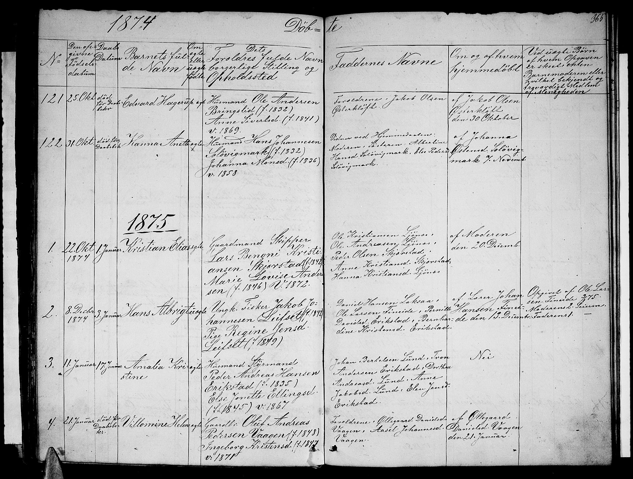 Ministerialprotokoller, klokkerbøker og fødselsregistre - Nordland, AV/SAT-A-1459/852/L0753: Parish register (copy) no. 852C04, 1856-1877, p. 365