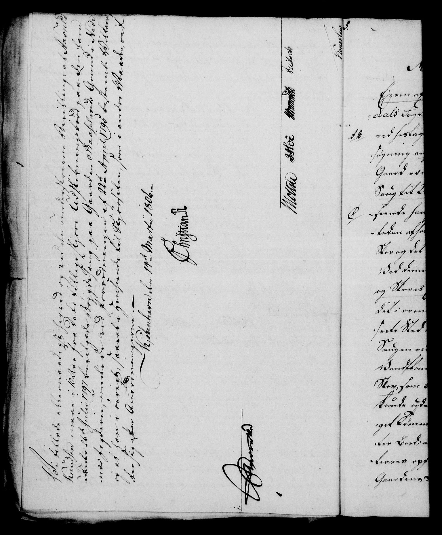 Rentekammeret, Kammerkanselliet, RA/EA-3111/G/Gf/Gfa/L0088: Norsk relasjons- og resolusjonsprotokoll (merket RK 52.88), 1806, p. 208