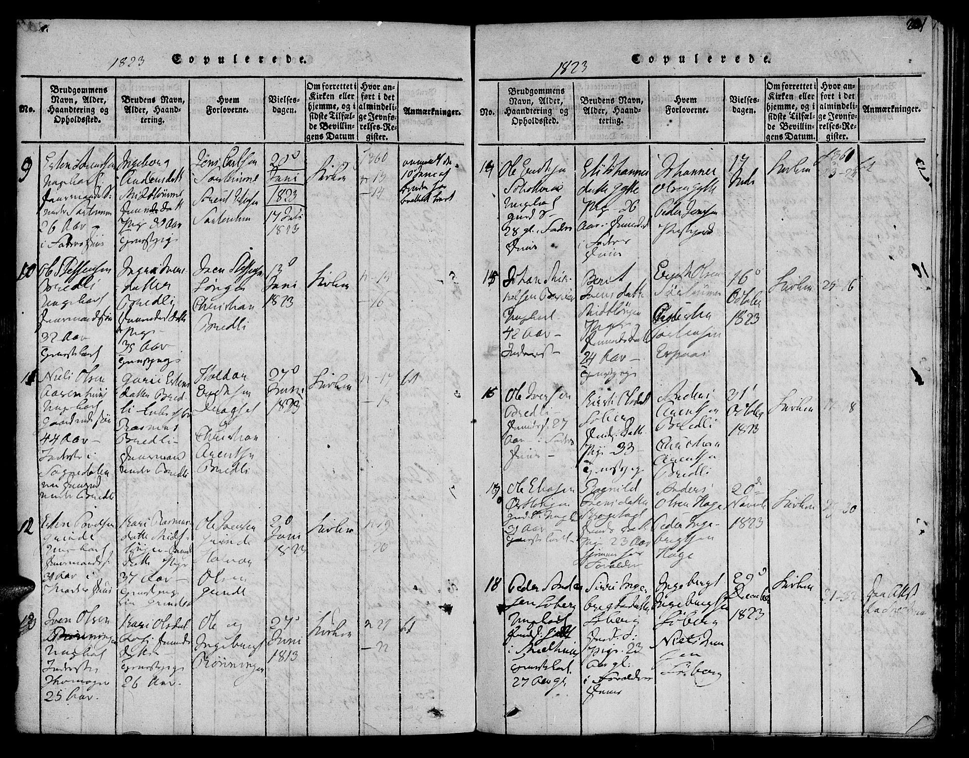 Ministerialprotokoller, klokkerbøker og fødselsregistre - Sør-Trøndelag, SAT/A-1456/692/L1102: Parish register (official) no. 692A02, 1816-1842, p. 201