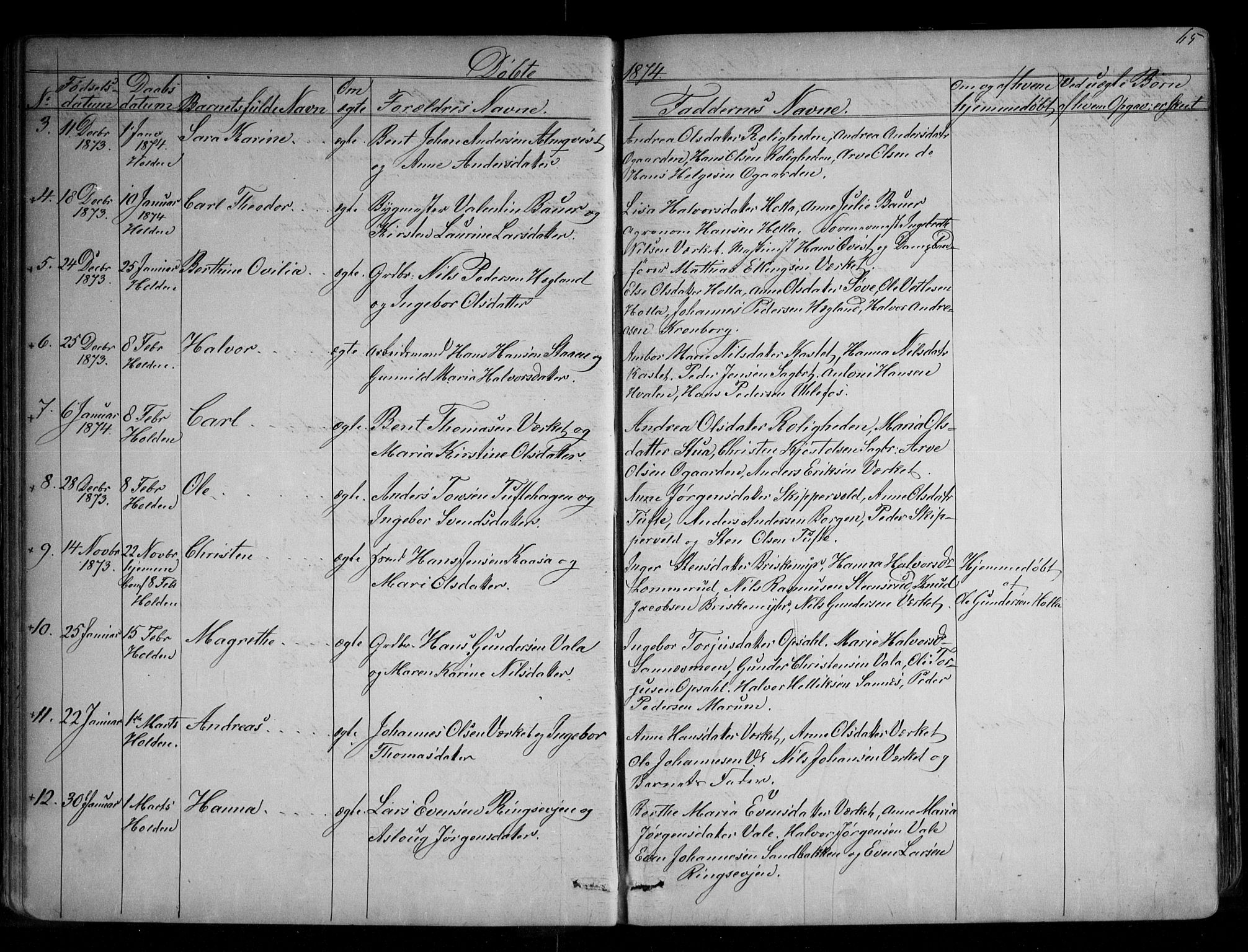 Holla kirkebøker, AV/SAKO-A-272/G/Ga/L0004: Parish register (copy) no. I 4, 1867-1890, p. 65