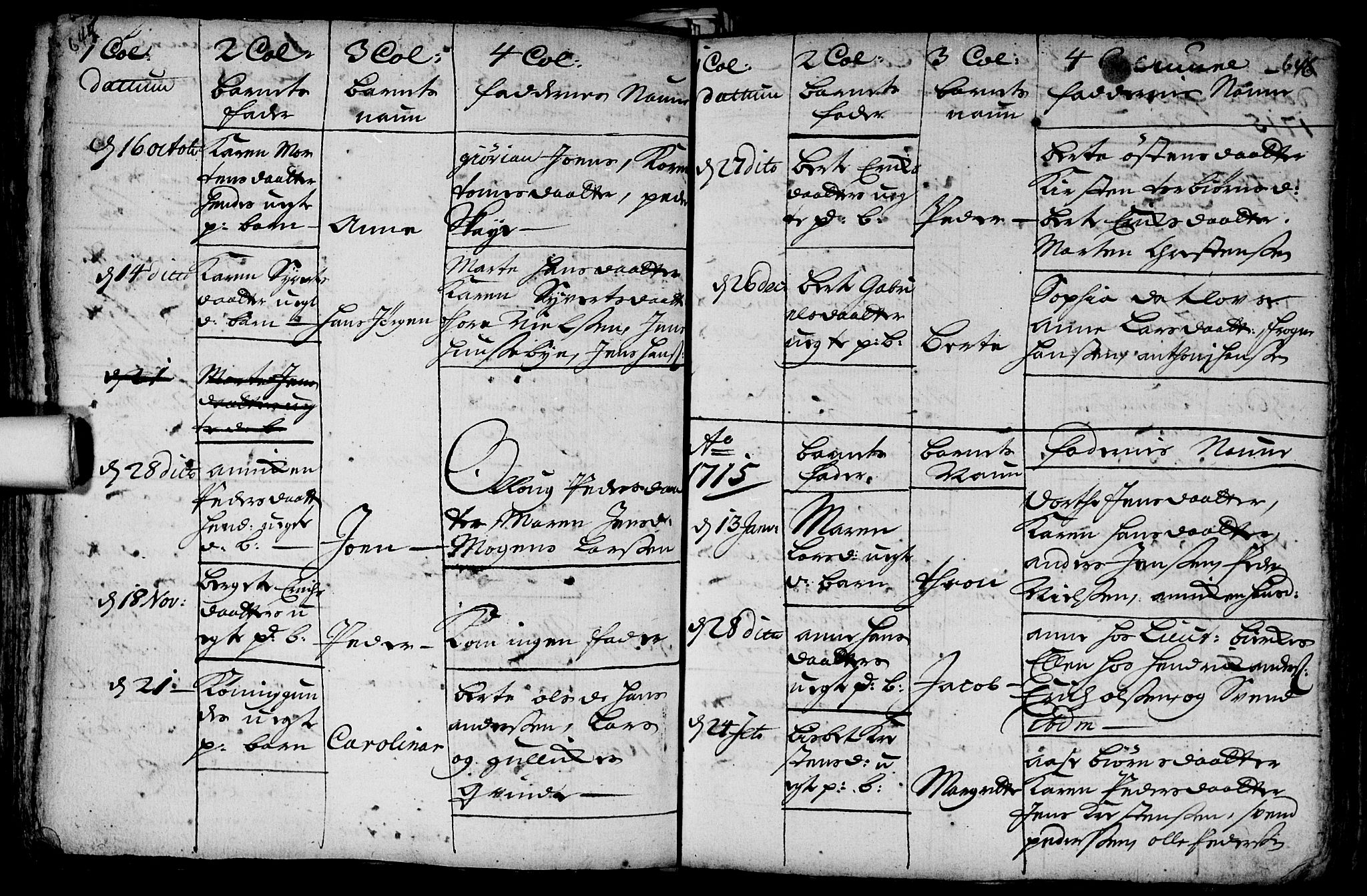 Aker prestekontor kirkebøker, SAO/A-10861/F/L0002: Parish register (official) no. 2, 1714-1720, p. 645-646