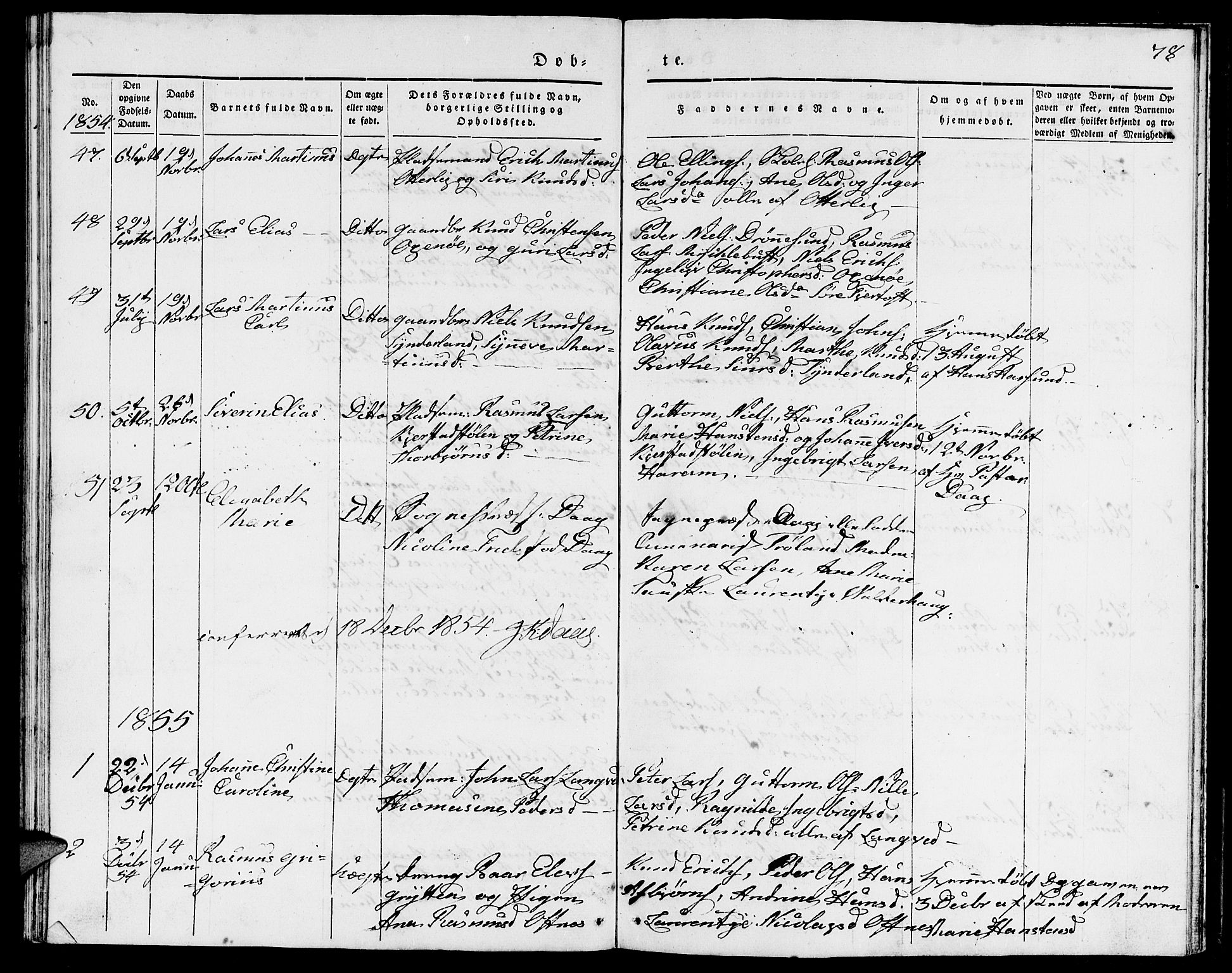 Ministerialprotokoller, klokkerbøker og fødselsregistre - Møre og Romsdal, AV/SAT-A-1454/536/L0507: Parish register (copy) no. 536C02, 1839-1859, p. 78