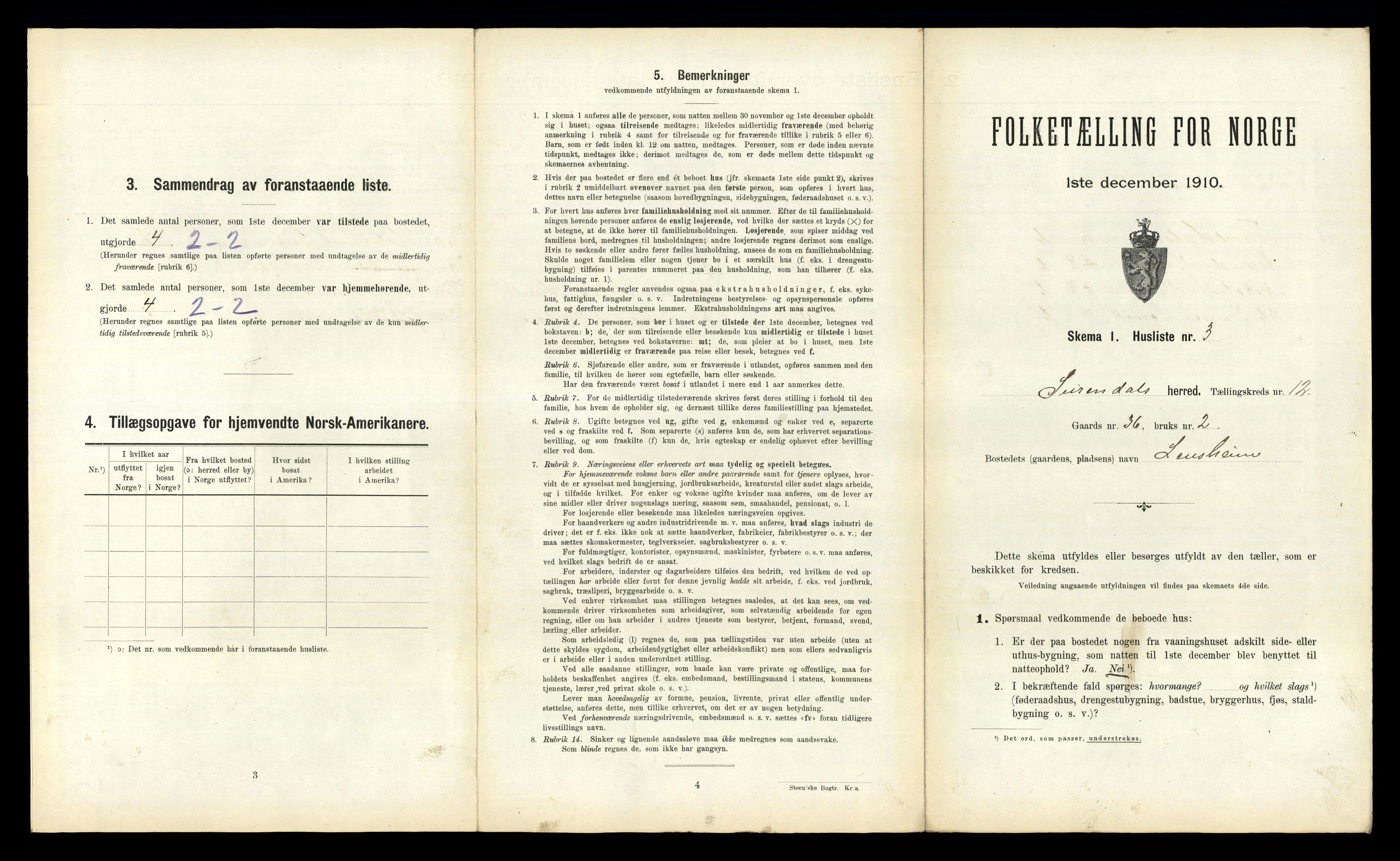 RA, 1910 census for Surnadal, 1910, p. 785