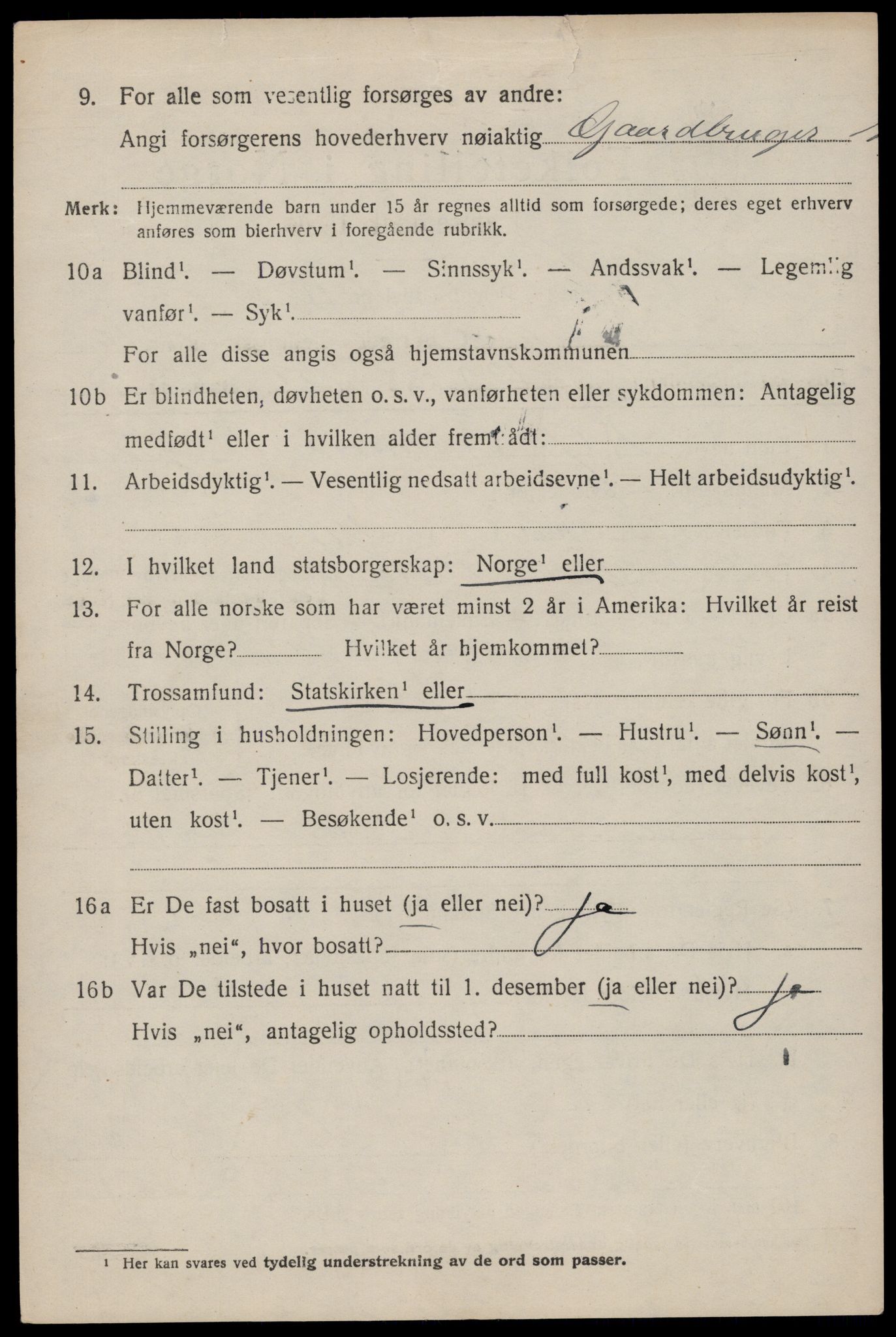 SAST, 1920 census for Hetland, 1920, p. 24508