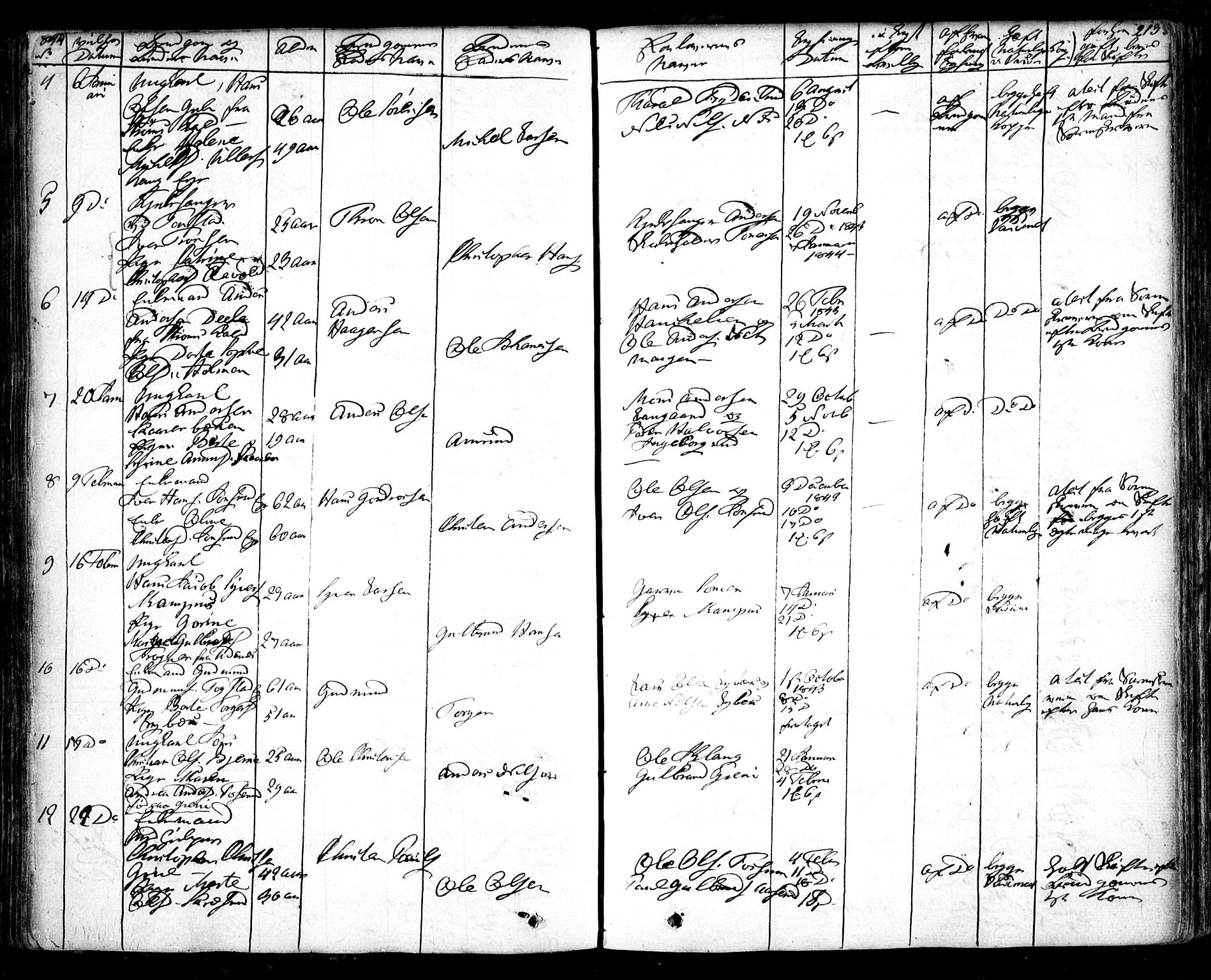 Nes prestekontor Kirkebøker, SAO/A-10410/F/Fa/L0006: Parish register (official) no. I 6, 1833-1845, p. 213