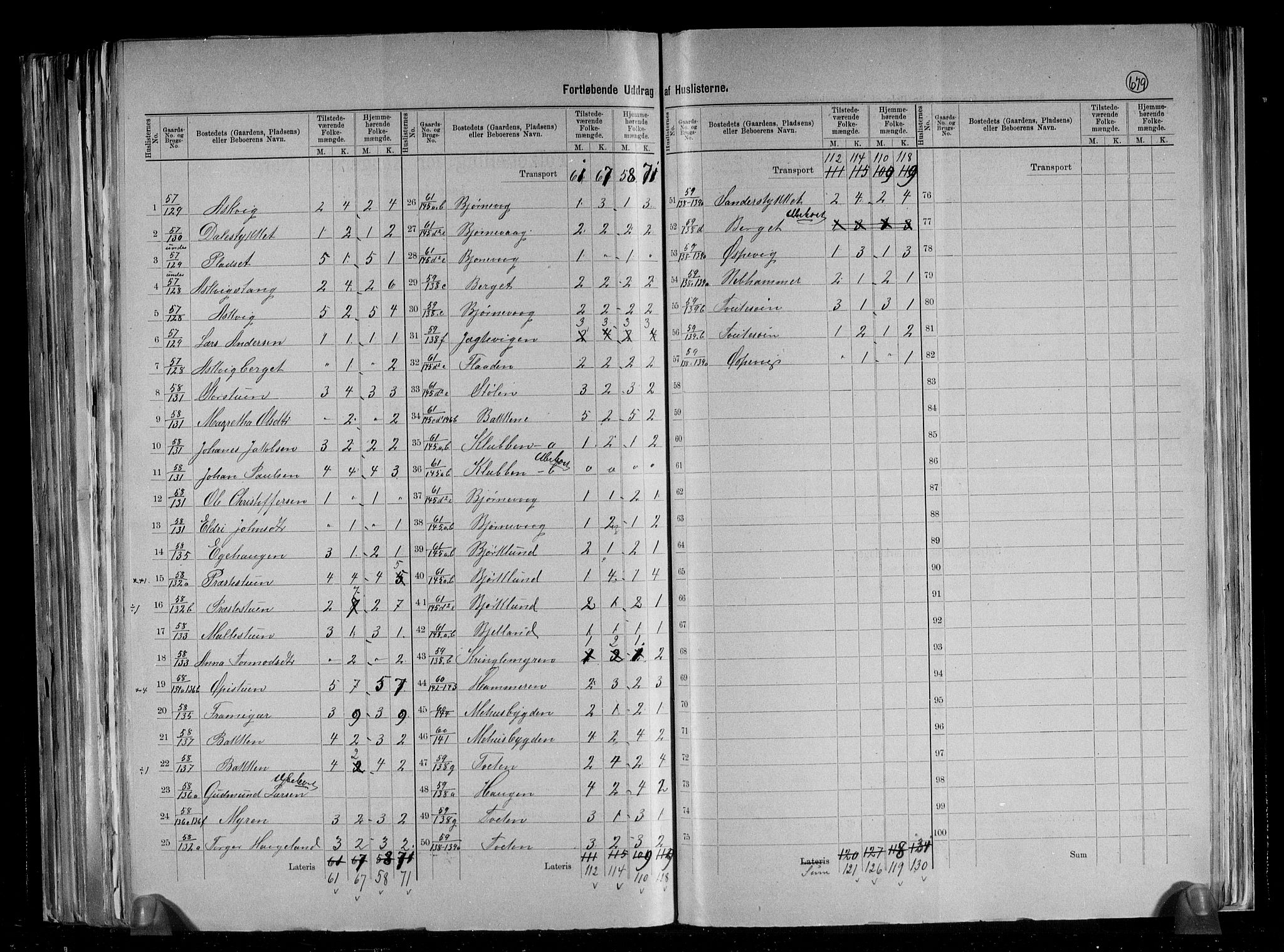 RA, 1891 census for 1138 Jelsa, 1891, p. 10