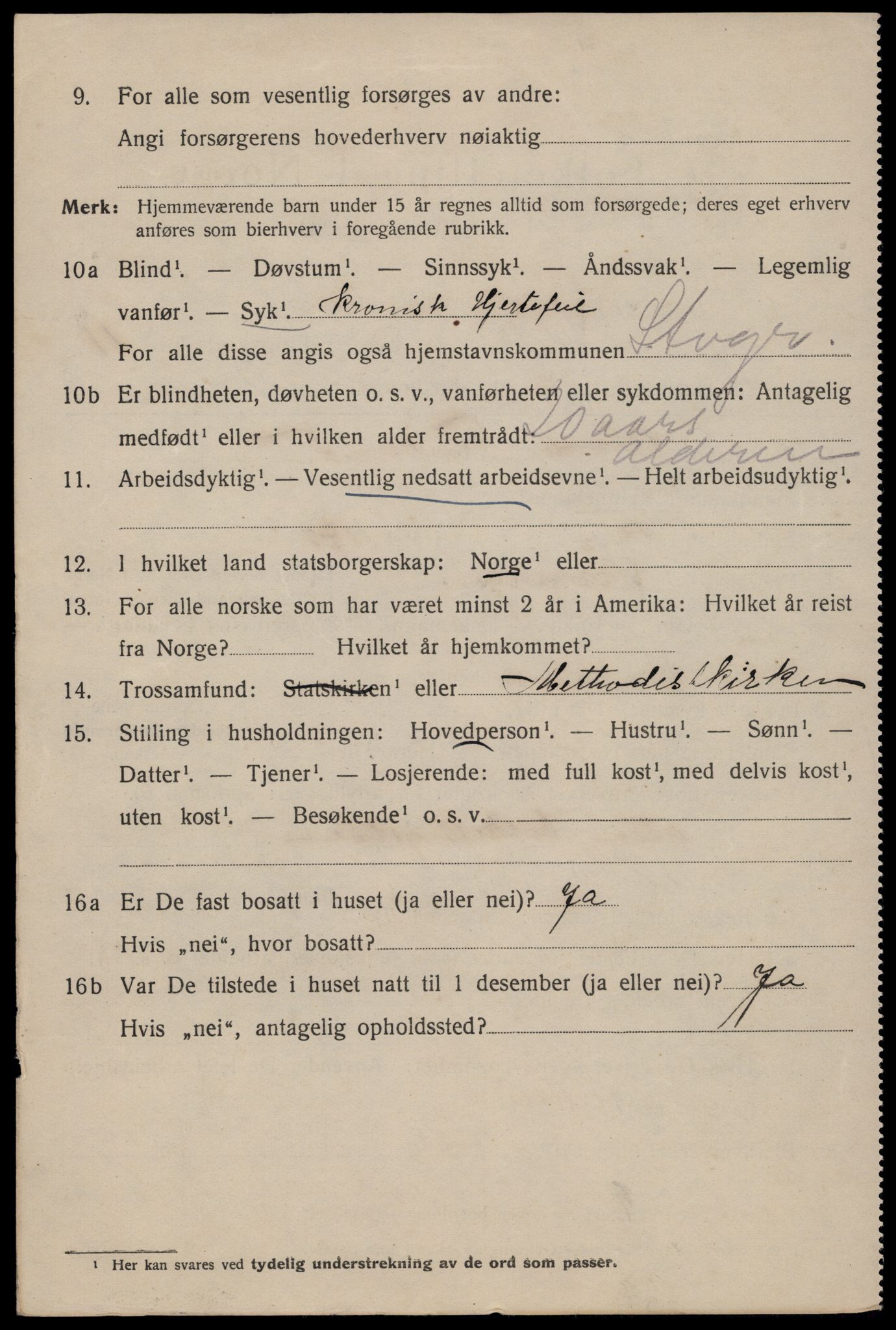 SAST, 1920 census for Stavanger, 1920, p. 56061