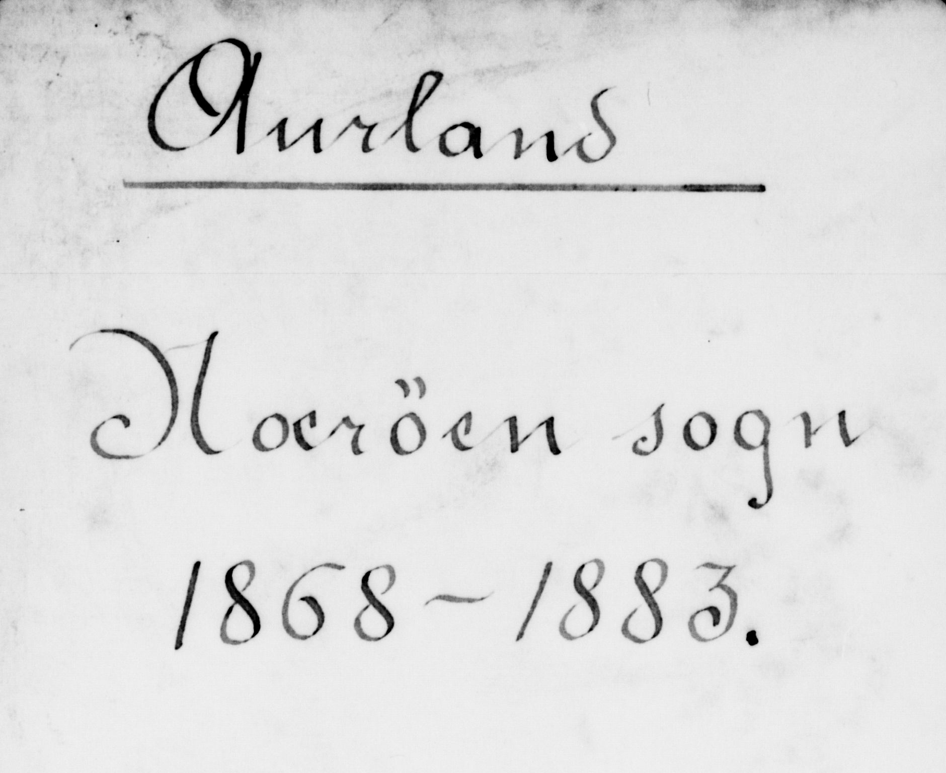Aurland sokneprestembete, SAB/A-99937/H/Hb/Hbc/L0001: Parish register (copy) no. C 1, 1868-1883