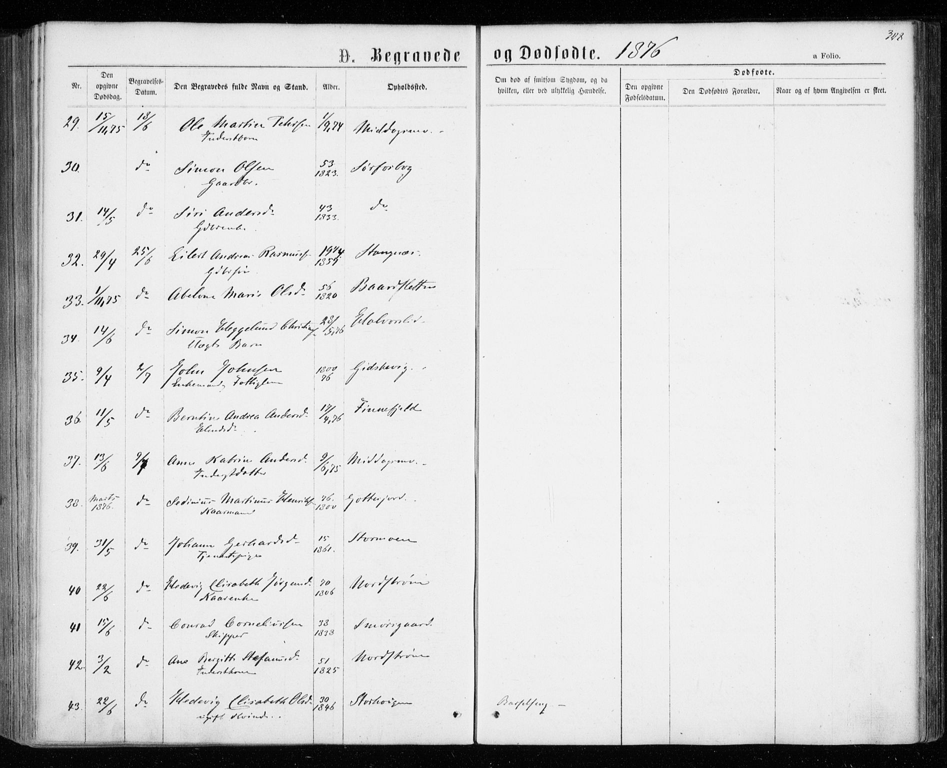 Tranøy sokneprestkontor, AV/SATØ-S-1313/I/Ia/Iaa/L0008kirke: Parish register (official) no. 8, 1867-1877, p. 308