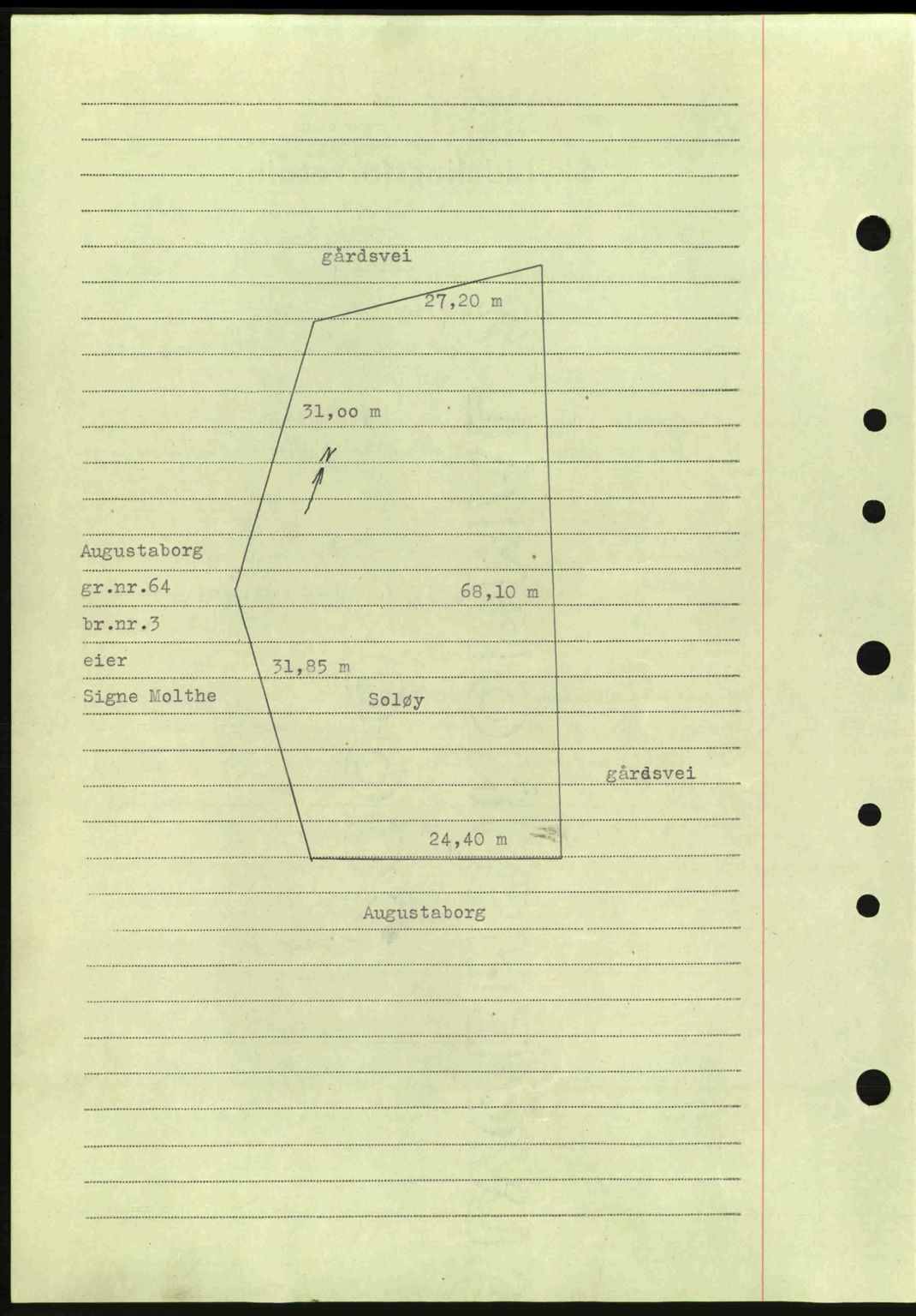 Idd og Marker sorenskriveri, AV/SAO-A-10283/G/Gb/Gbb/L0007: Mortgage book no. A7, 1944-1945, Diary no: : 764/1945