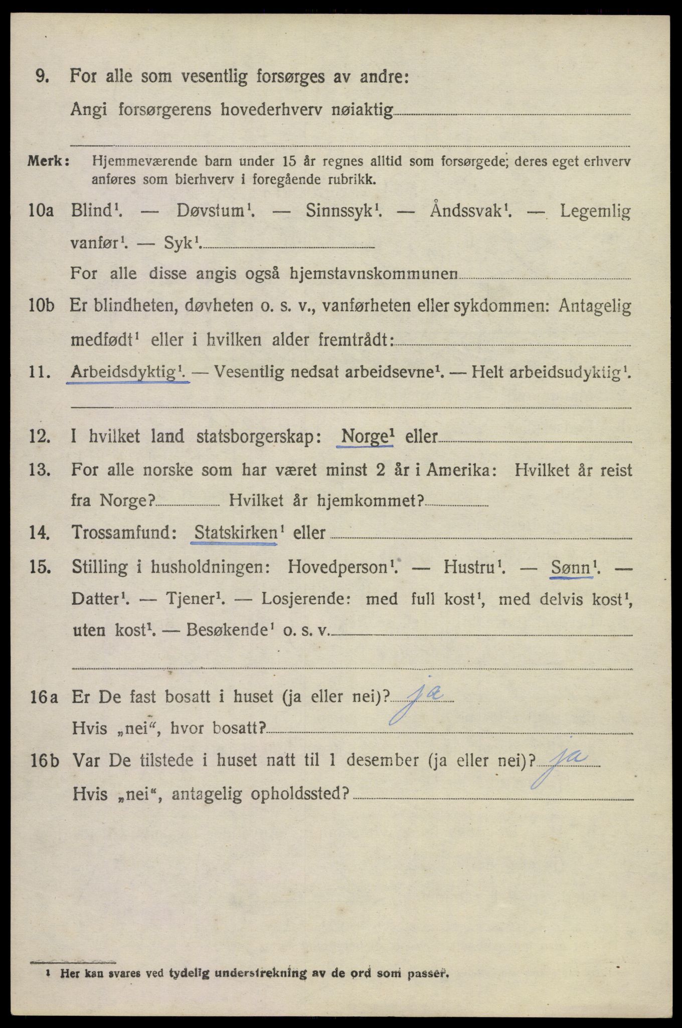 SAKO, 1920 census for Lardal, 1920, p. 2042