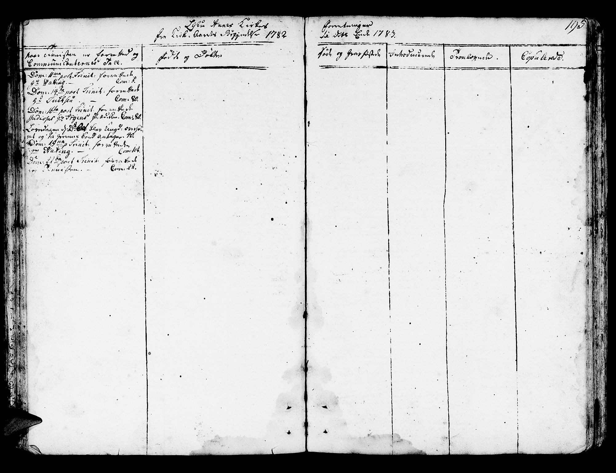 Lindås Sokneprestembete, AV/SAB-A-76701/H/Haa/Haaa/L0004: Parish register (official) no. A 4, 1764-1791, p. 195