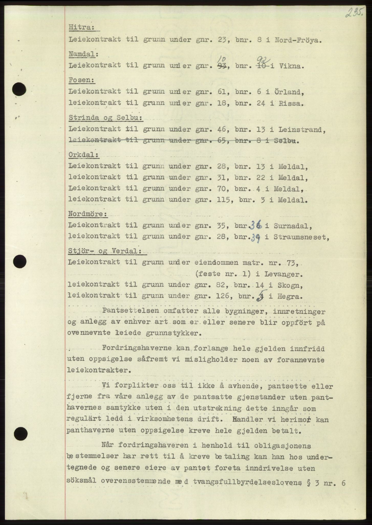 Nordmøre sorenskriveri, AV/SAT-A-4132/1/2/2Ca: Mortgage book no. B96, 1947-1947, Diary no: : 1041/1947