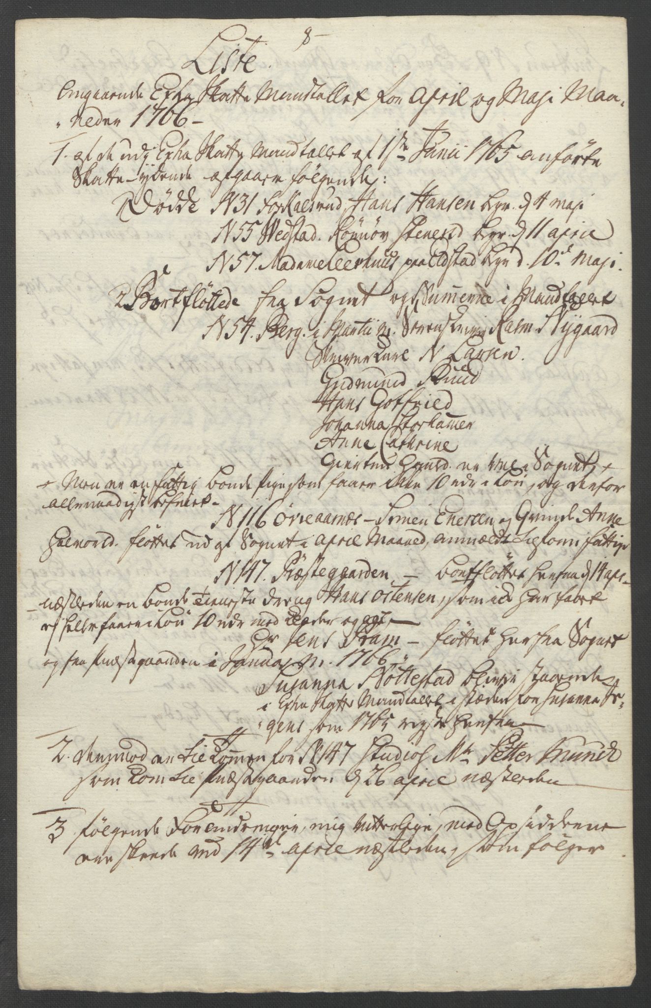 Rentekammeret inntil 1814, Reviderte regnskaper, Fogderegnskap, RA/EA-4092/R17/L1266: Ekstraskatten Gudbrandsdal, 1762-1766, p. 562