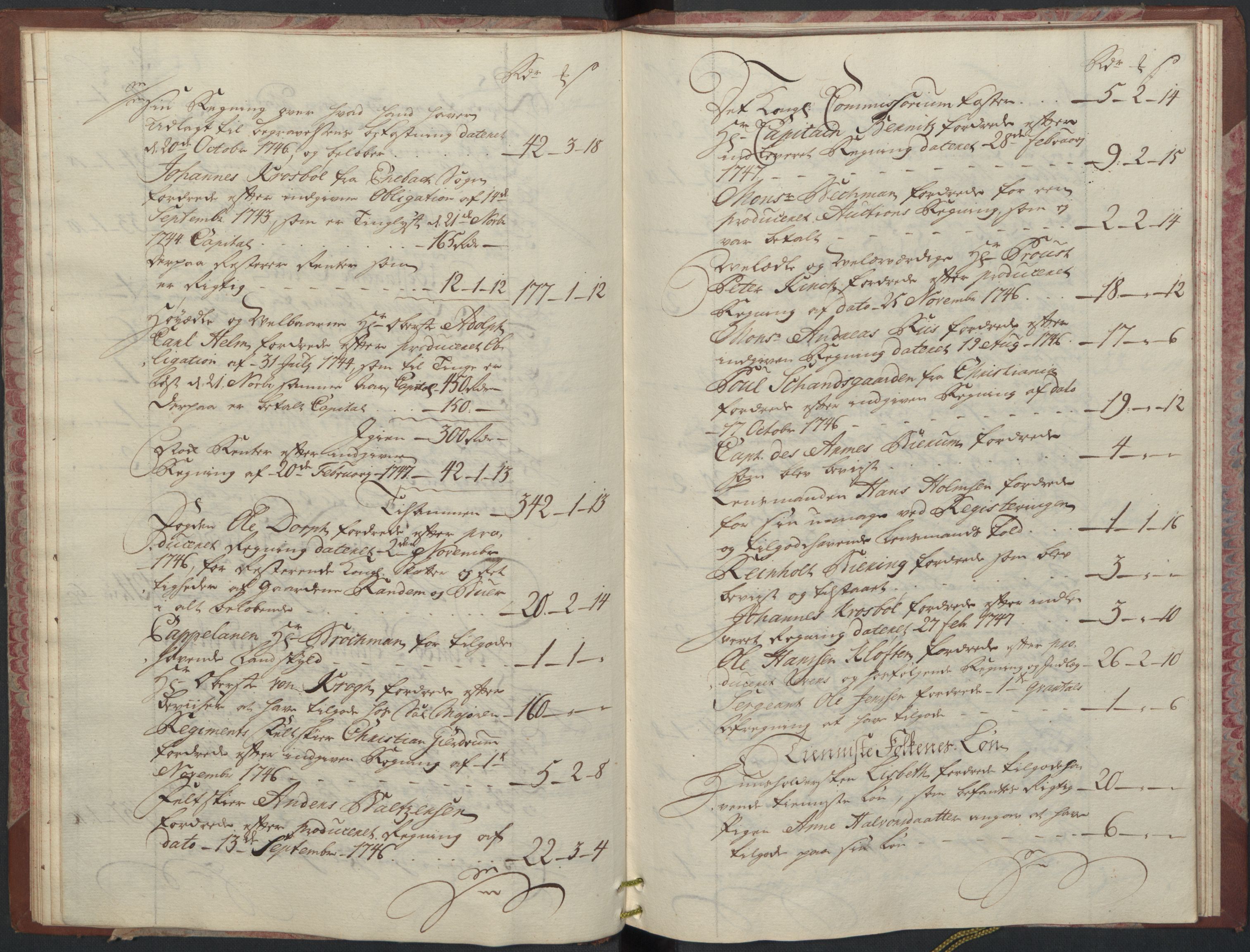Forsvaret, Generalauditøren, AV/RA-RAFA-1772/F/Fj/Fja/L0020: --, 1746-1820, p. 14