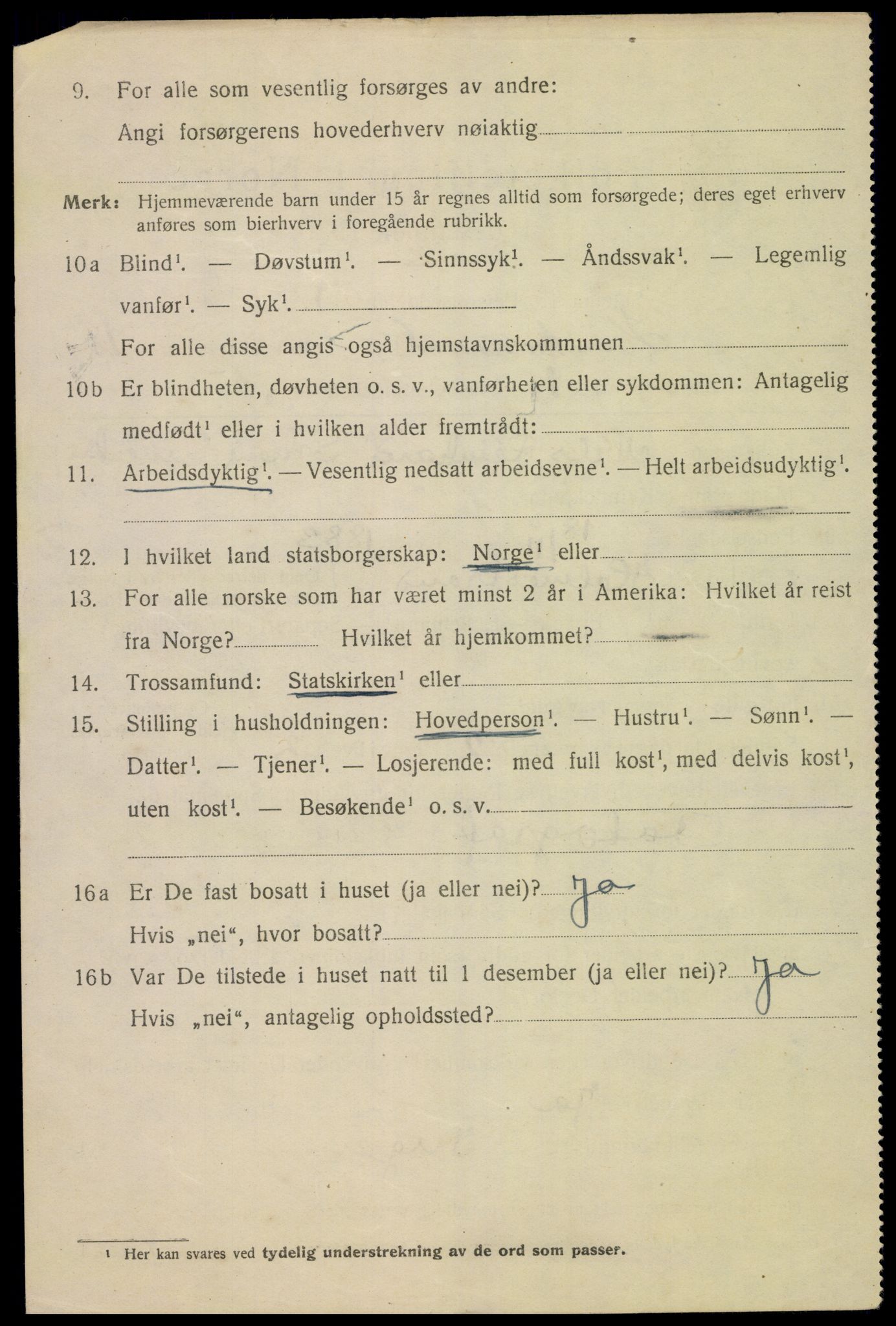 SAK, 1920 census for Kristiansand, 1920, p. 33616