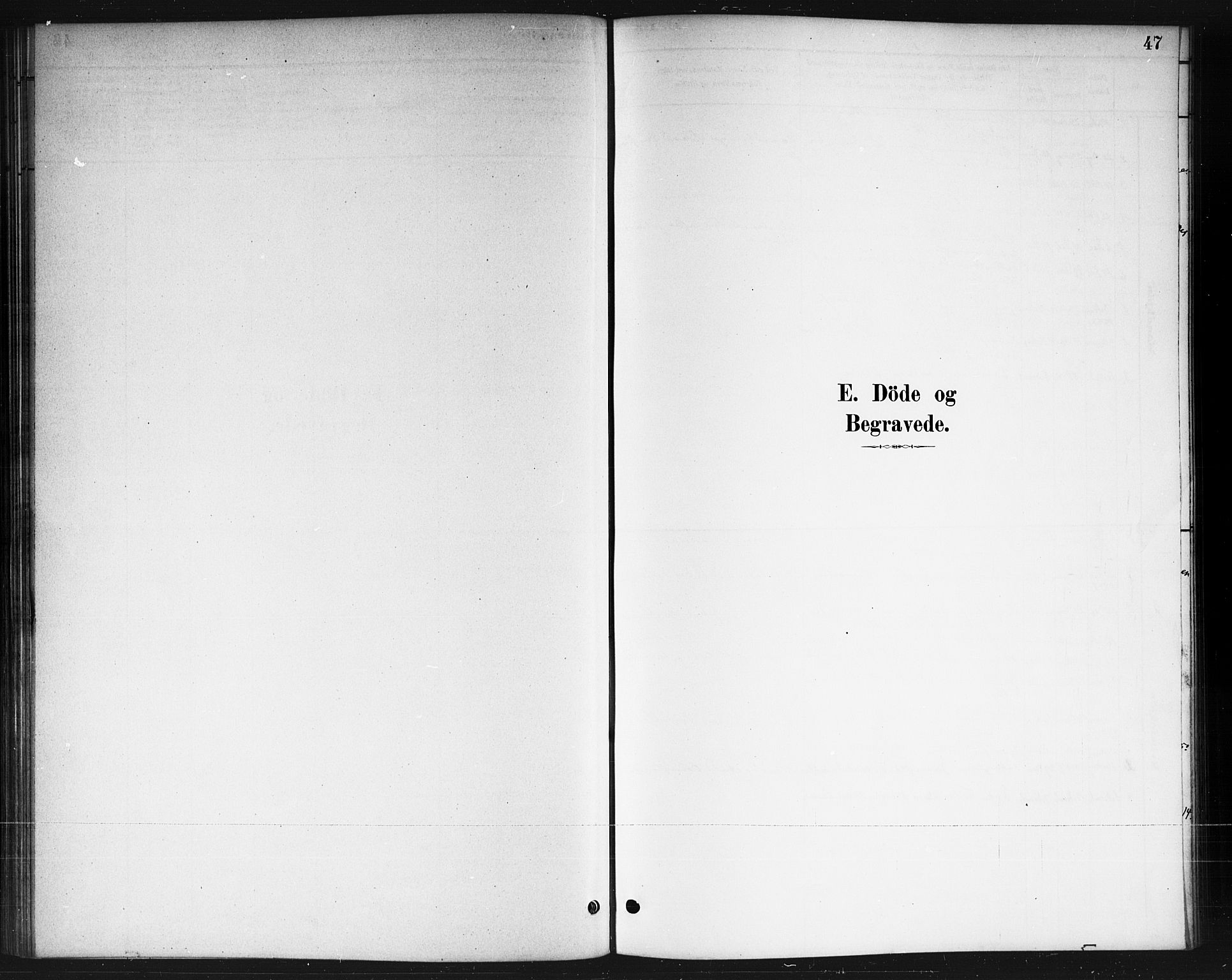 Ås prestekontor Kirkebøker, AV/SAO-A-10894/F/Fc/L0001: Parish register (official) no. III 1, 1881-1891, p. 47