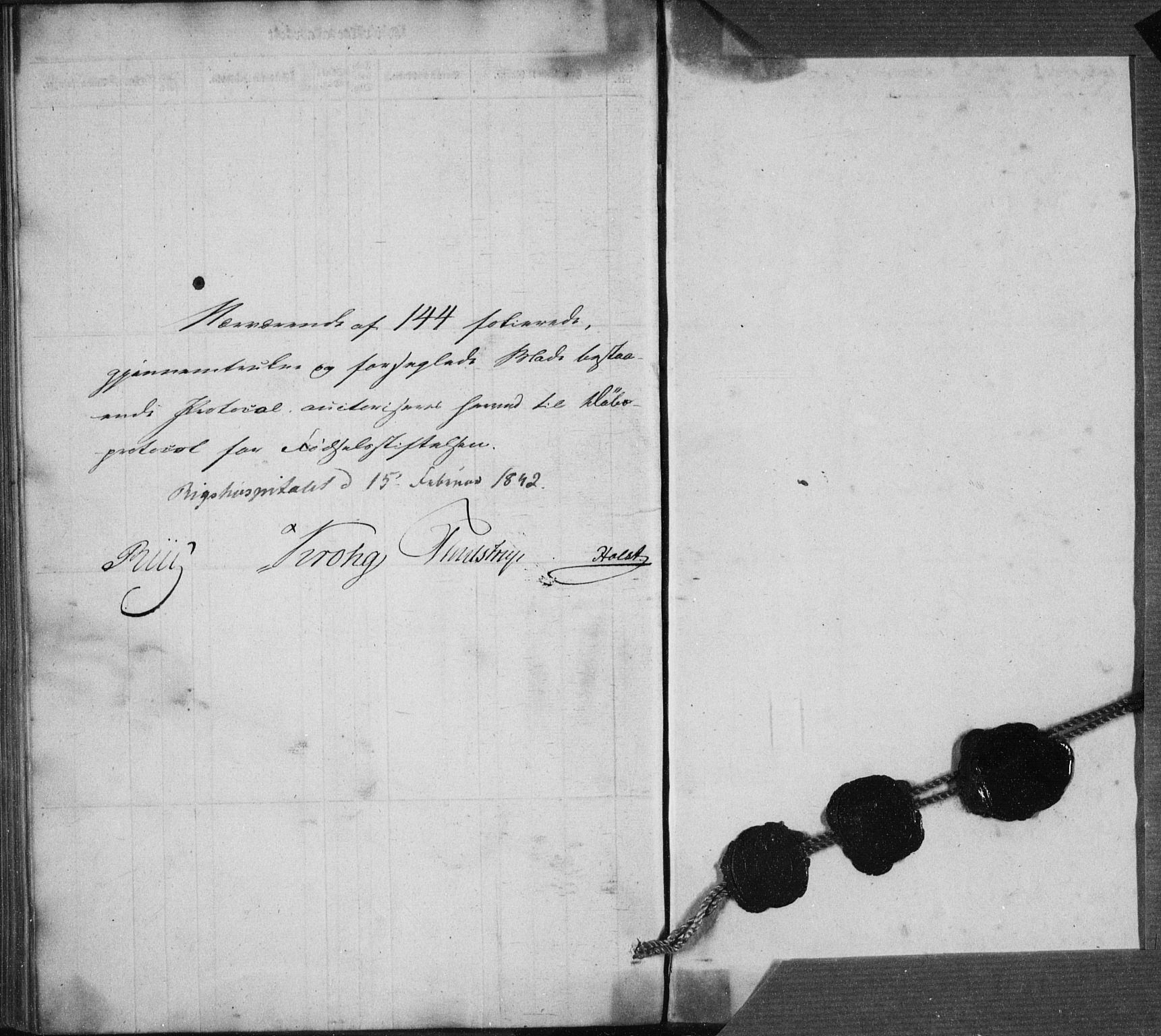 Rikshospitalet prestekontor Kirkebøker, SAO/A-10309b/K/L0001/0002: Baptism register no. 1.2, 1842-1847