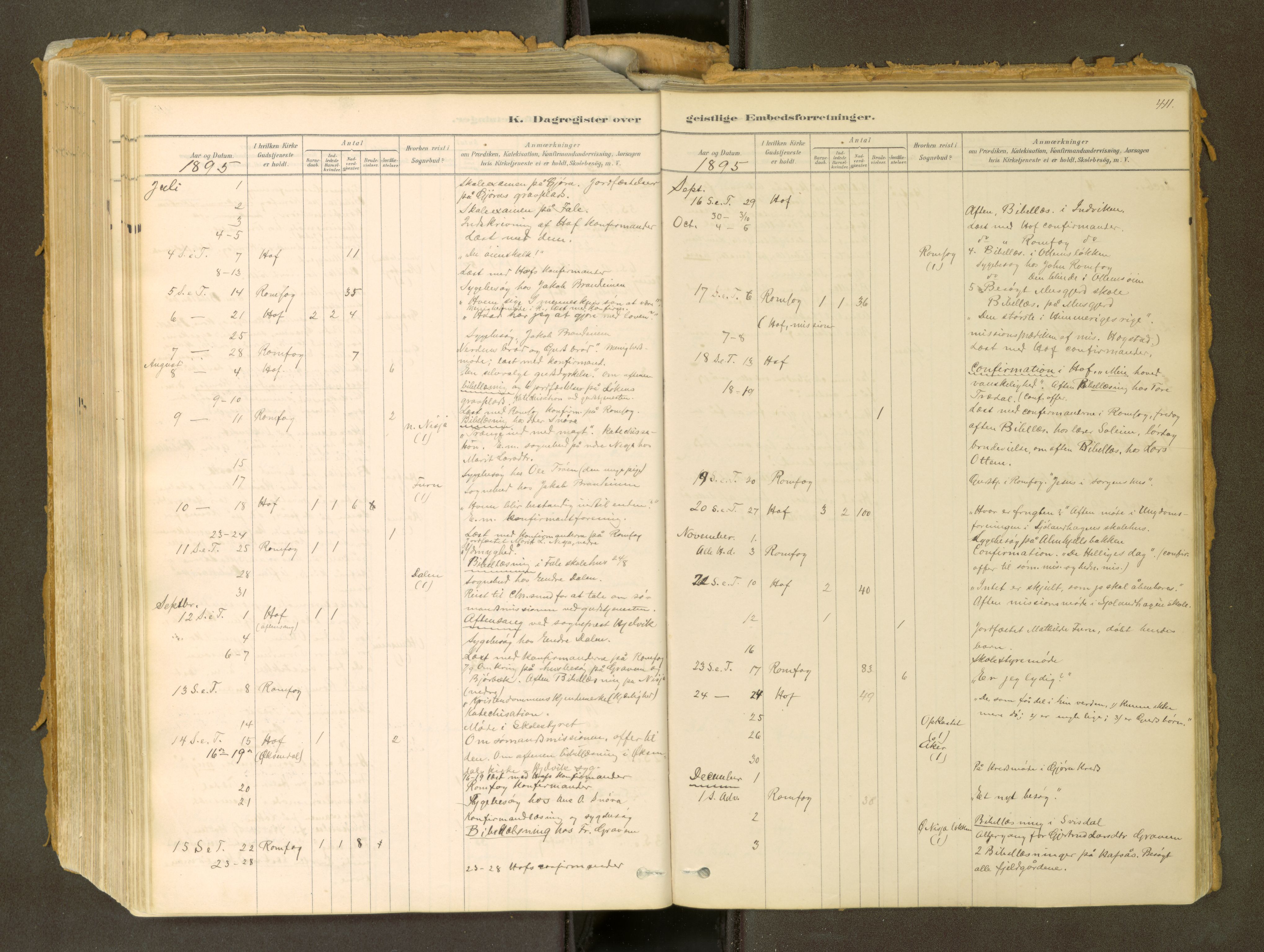 Sunndal sokneprestkontor, SAT/A-1085/1/I/I1/I1a: Parish register (official) no. 2, 1877-1914, p. 411